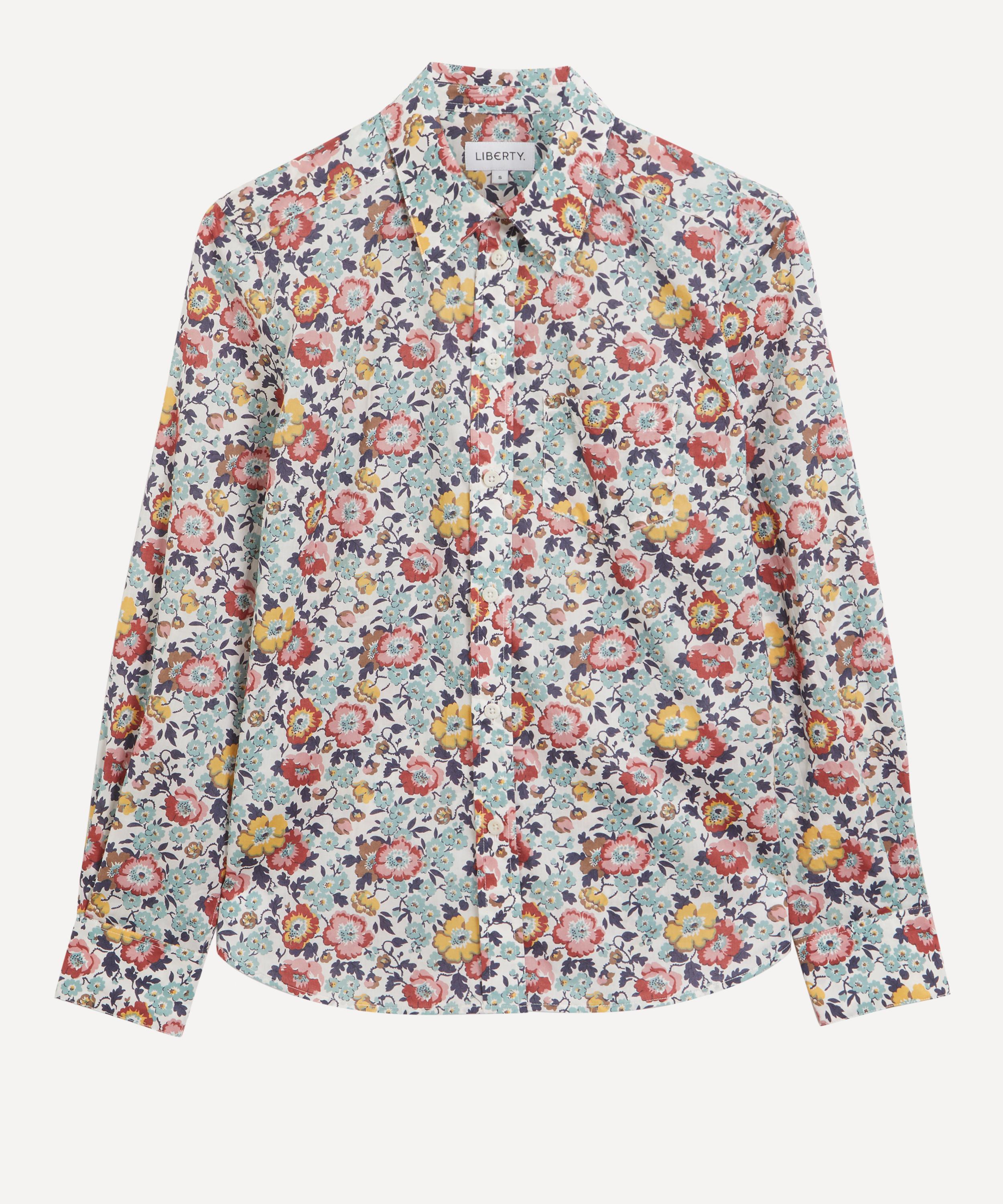 Liberty - Poppy Poem Tana Lawn™ Cotton Fitted Shirt 