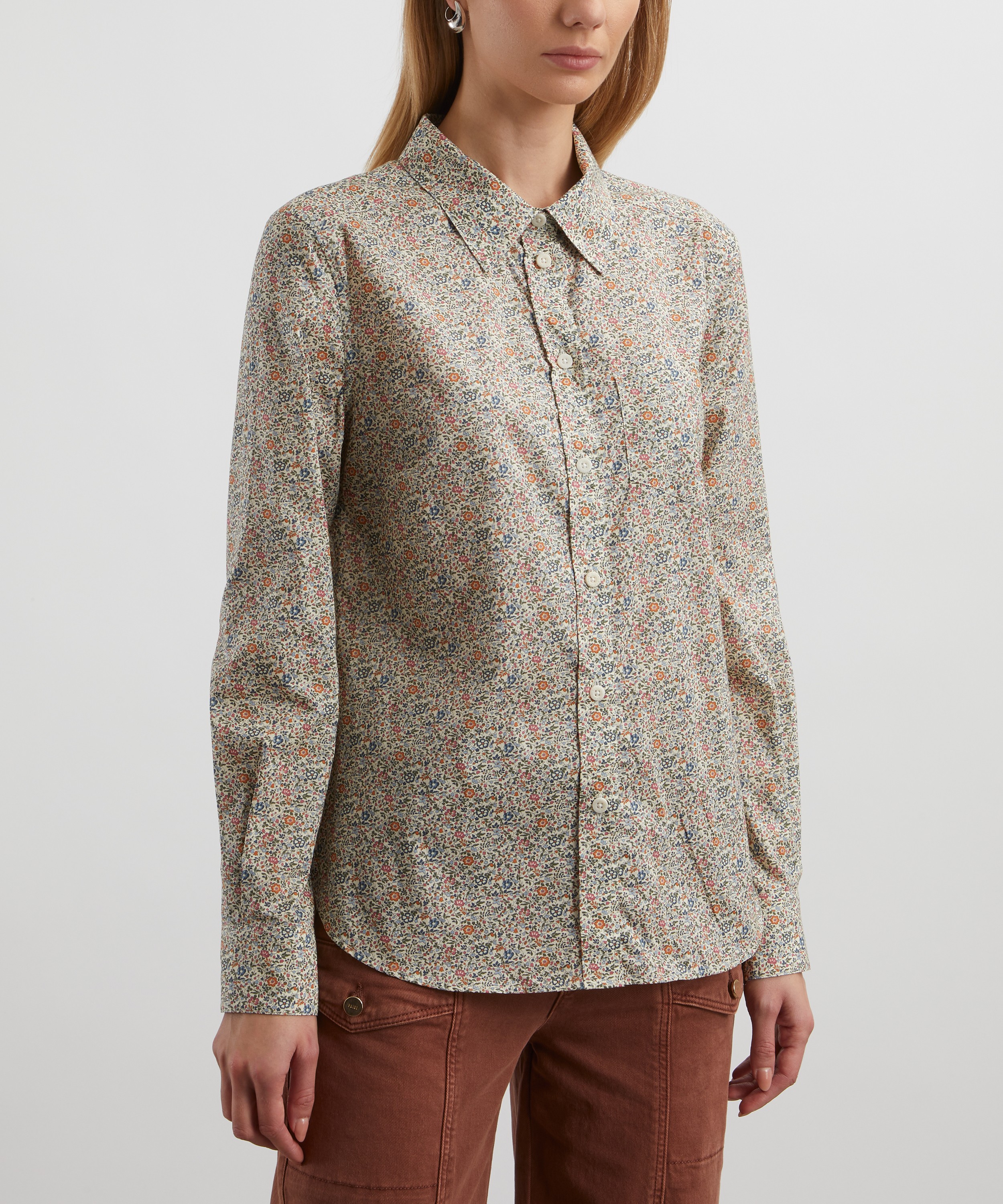 Liberty - Katie and Millie Tana Lawn™ Cotton Fitted Shirt  image number 2