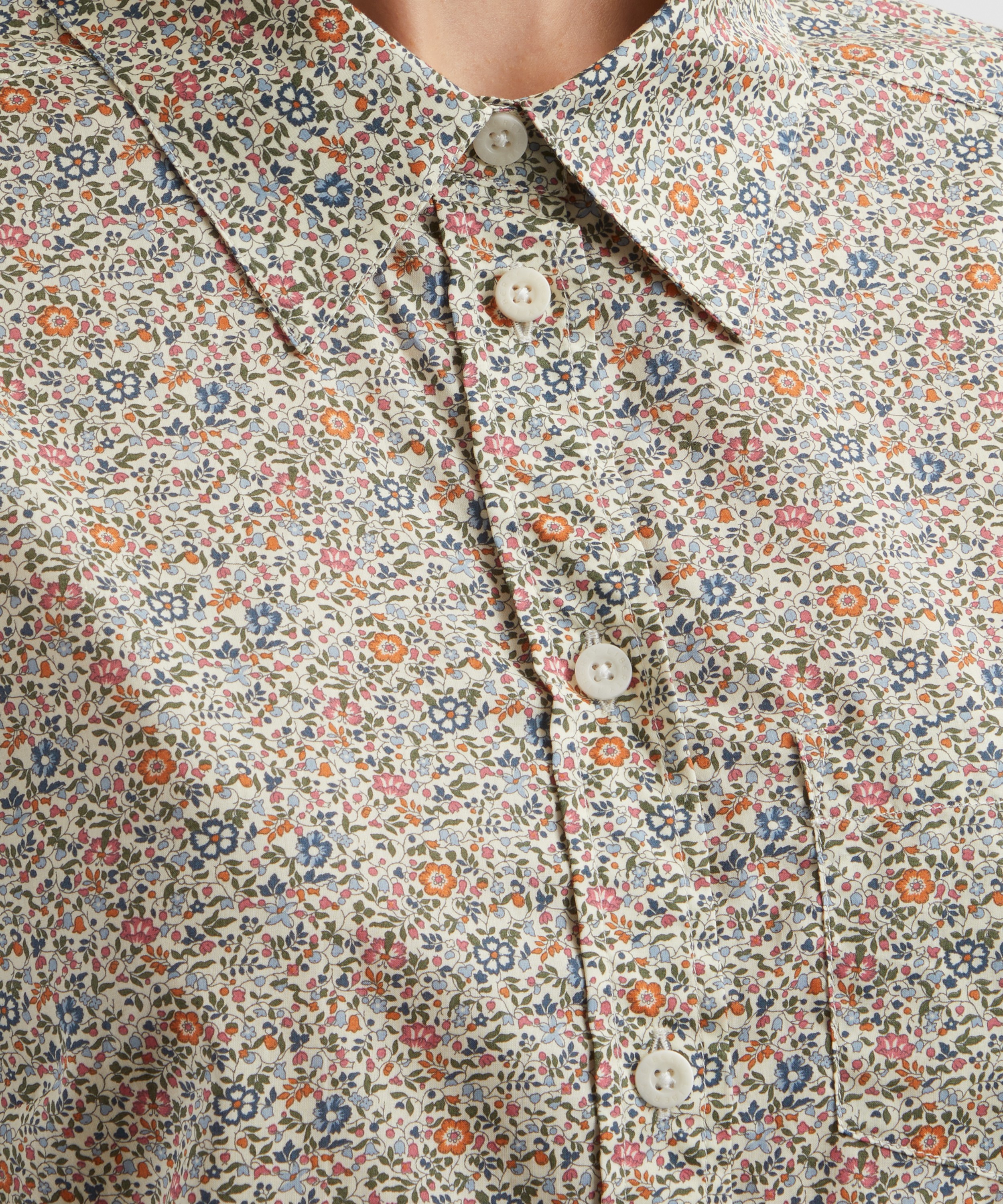 Liberty - Katie and Millie Tana Lawn™ Cotton Fitted Shirt  image number 4