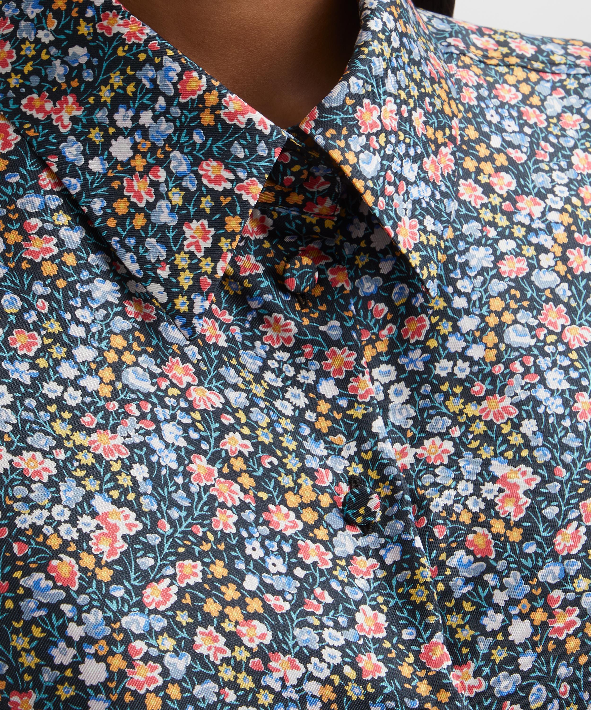 Liberty - Phoebe and Jo Silk Twill Puff Sleeve Shirt  image number 4