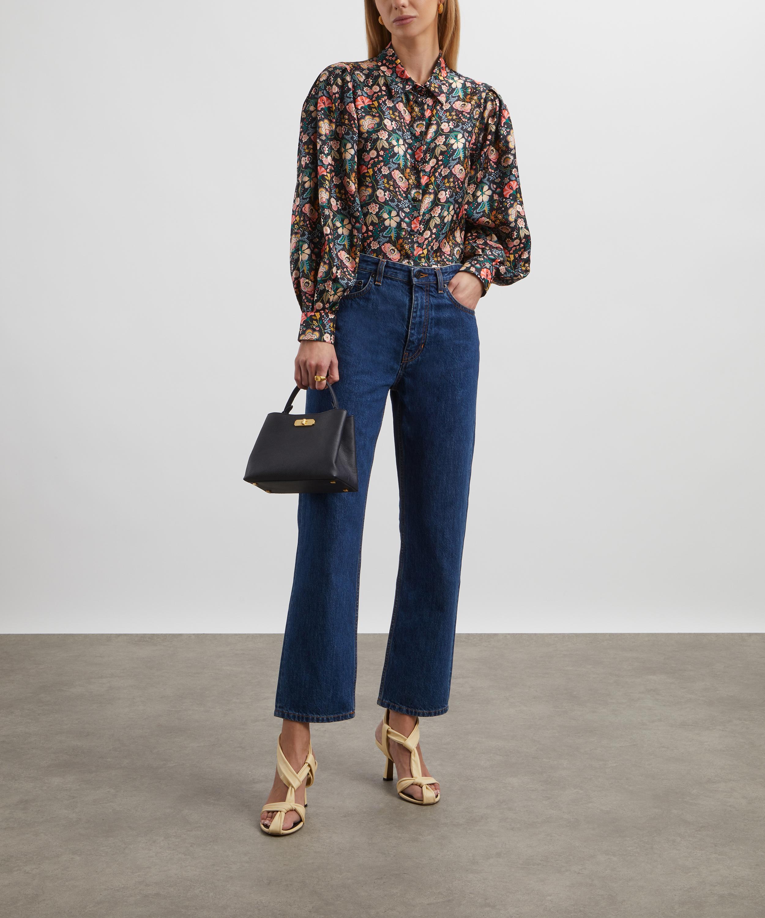 Liberty Mabelle Hall Silk Twill Puff Sleeve Shirt | Liberty