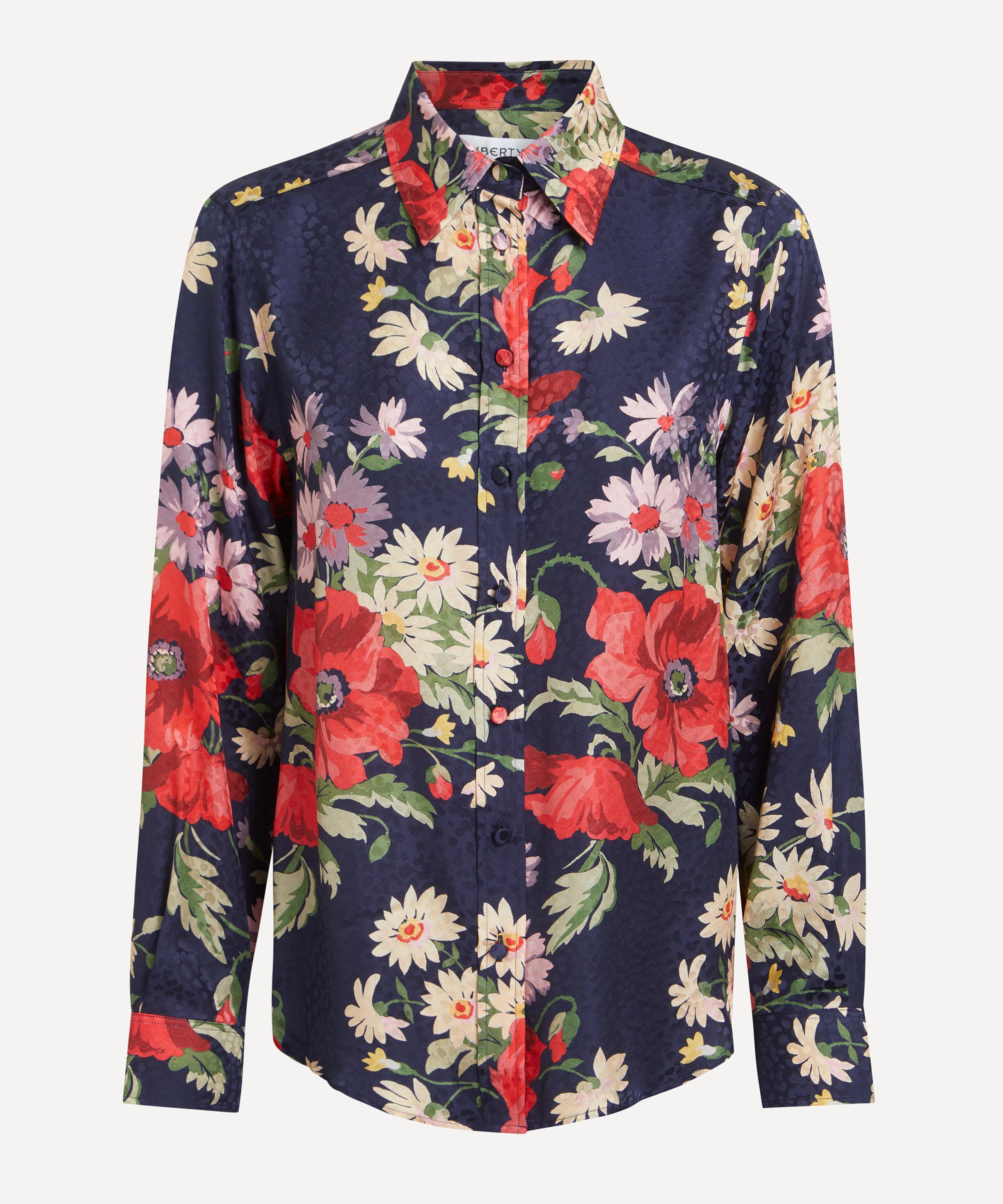 Liberty - Abelia Bouquet Taunton Jacquard Relaxed Shirt 