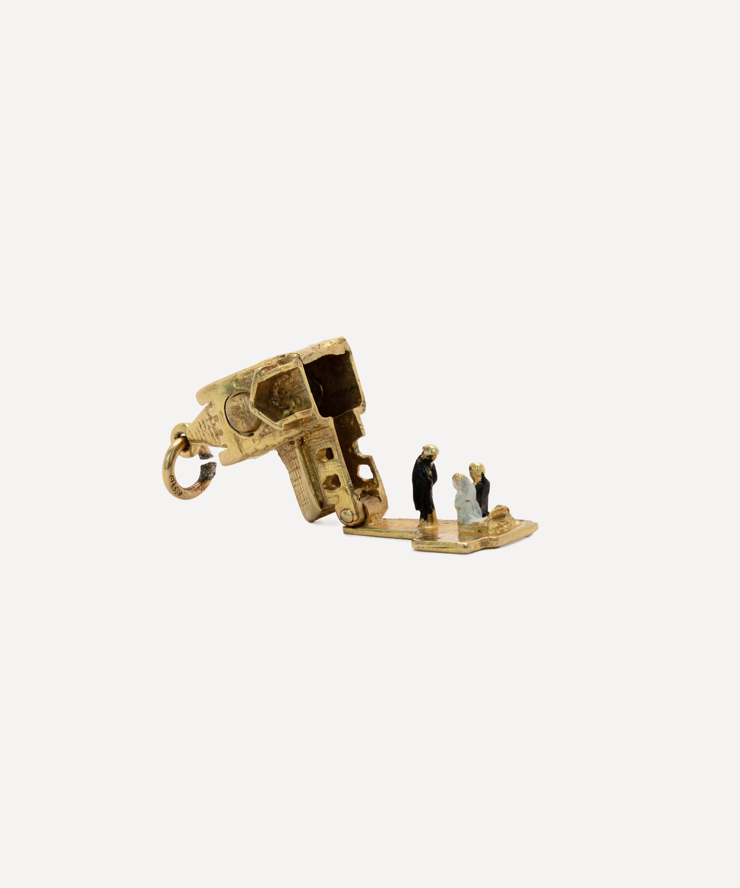 Kojis - 9ct Gold Vintage Chapel Charm image number 1