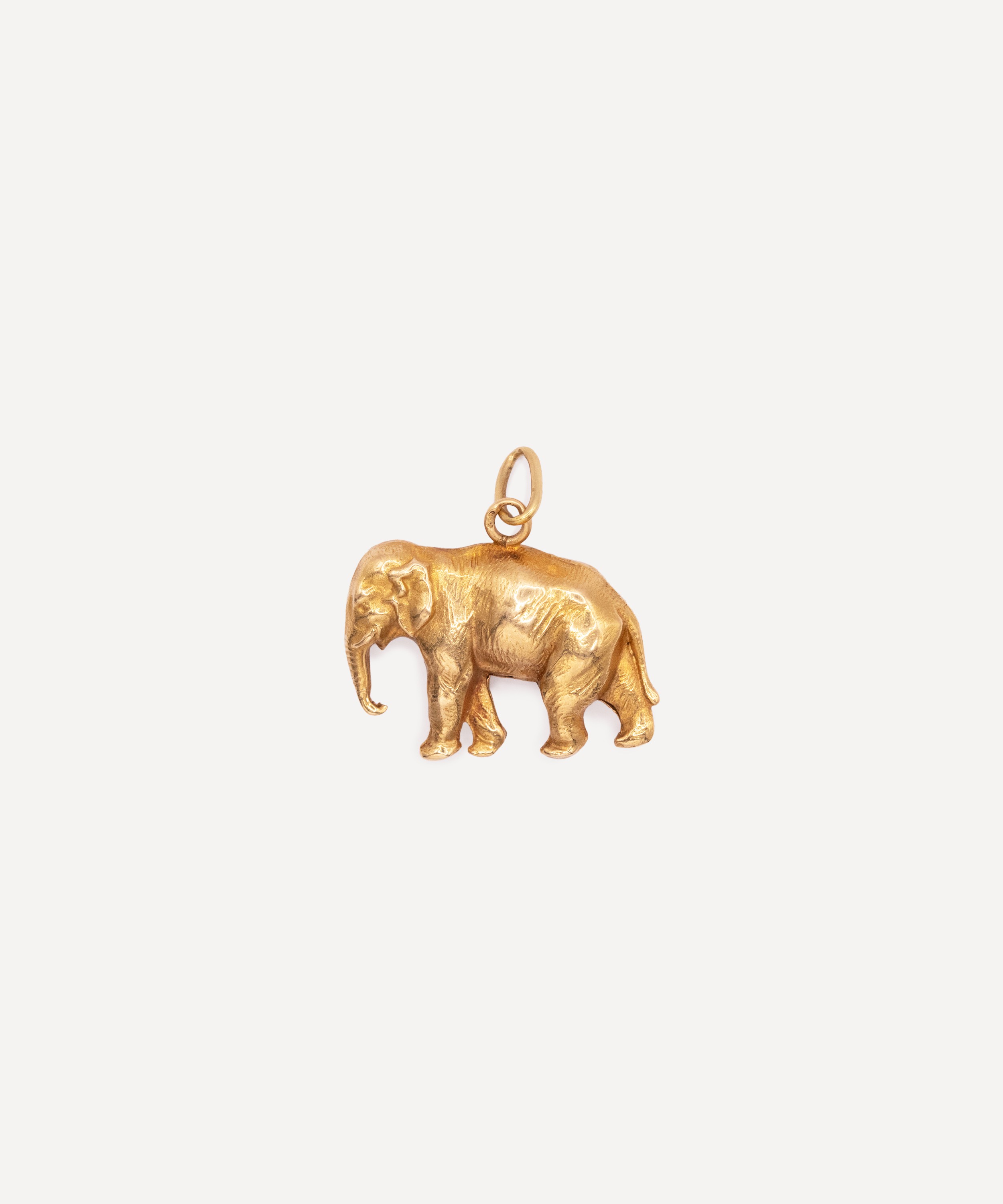 Kojis - 18ct Gold Vintage Elephant Charm image number 1