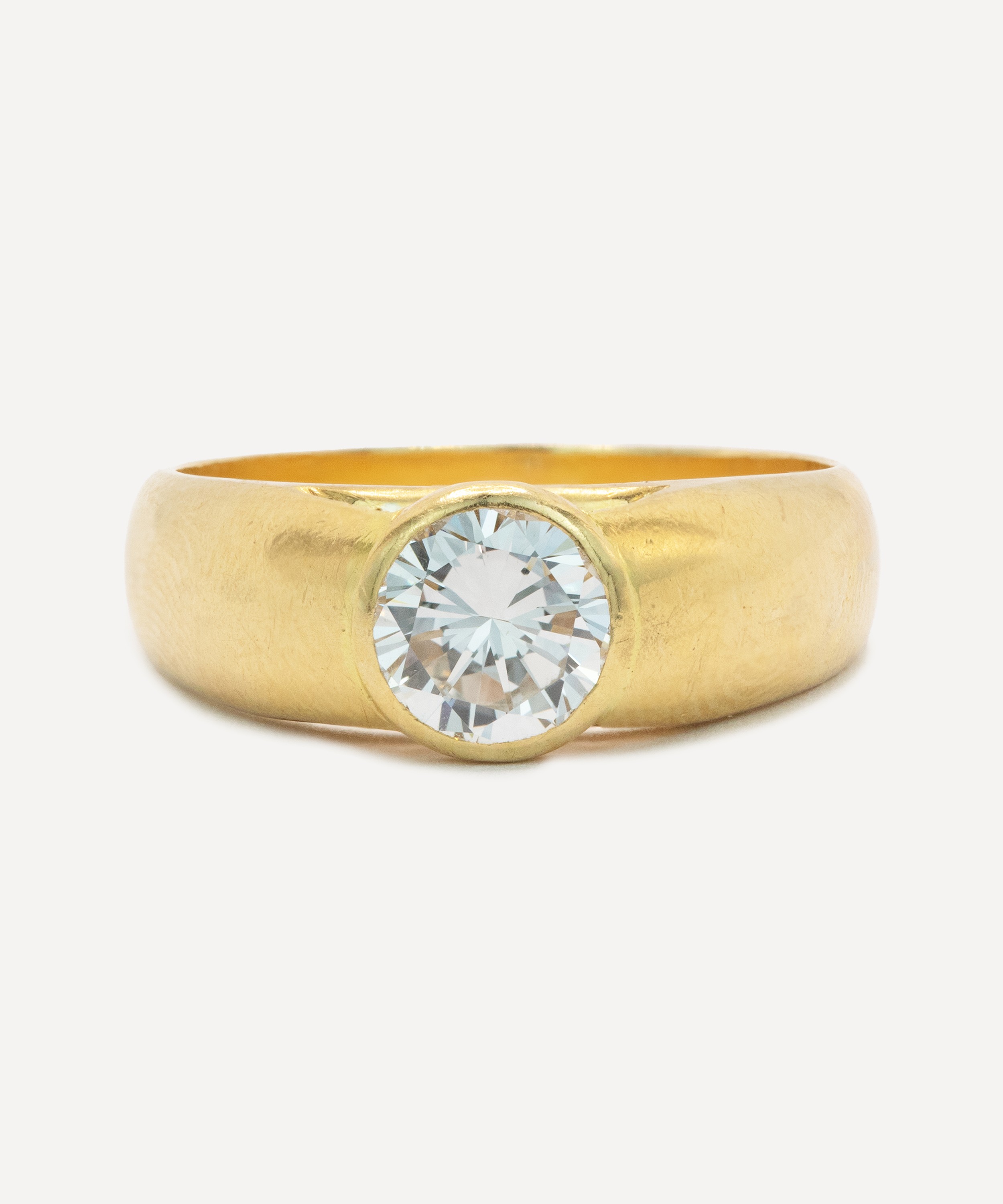 Kojis - 14ct Gold Vintage Diamond Band Ring image number 0