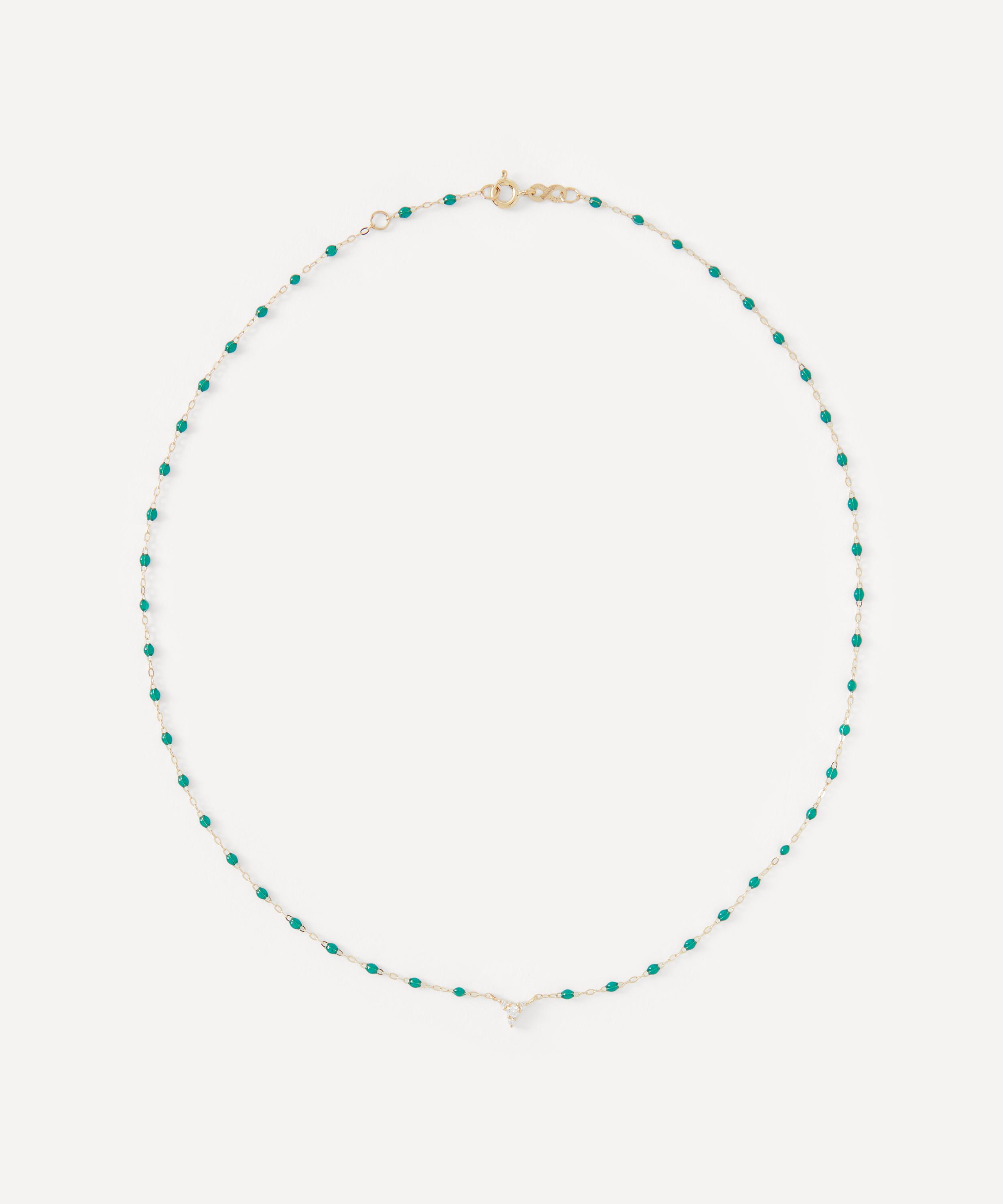Gigi Clozeau - 18ct Gold Small Kosmos Bead Necklace