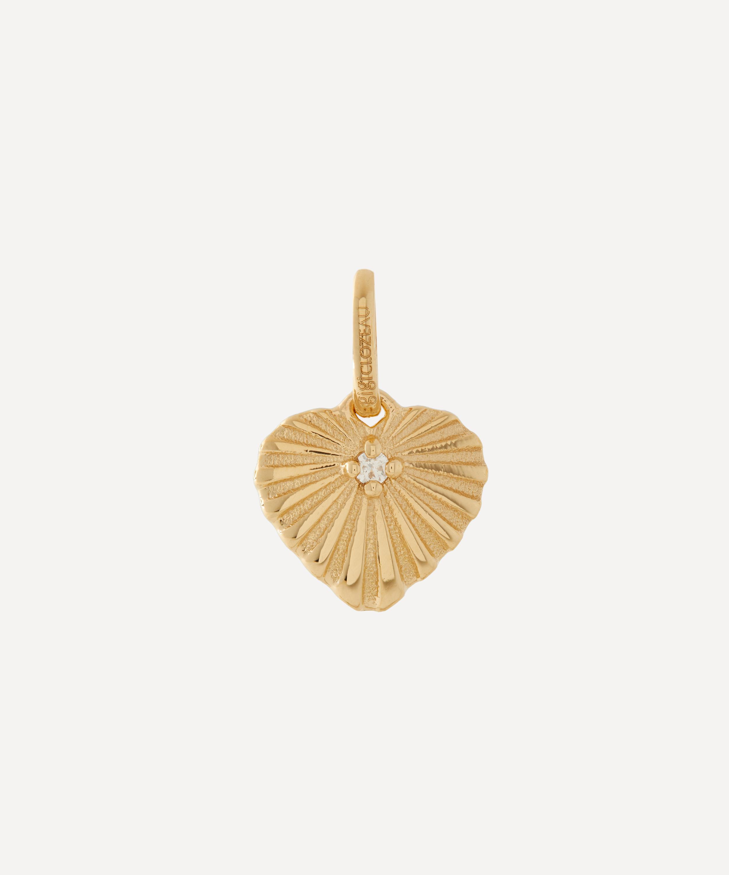 Gigi Clozeau - 18ct Gold Heart Lumière Diamond Pendant image number 0