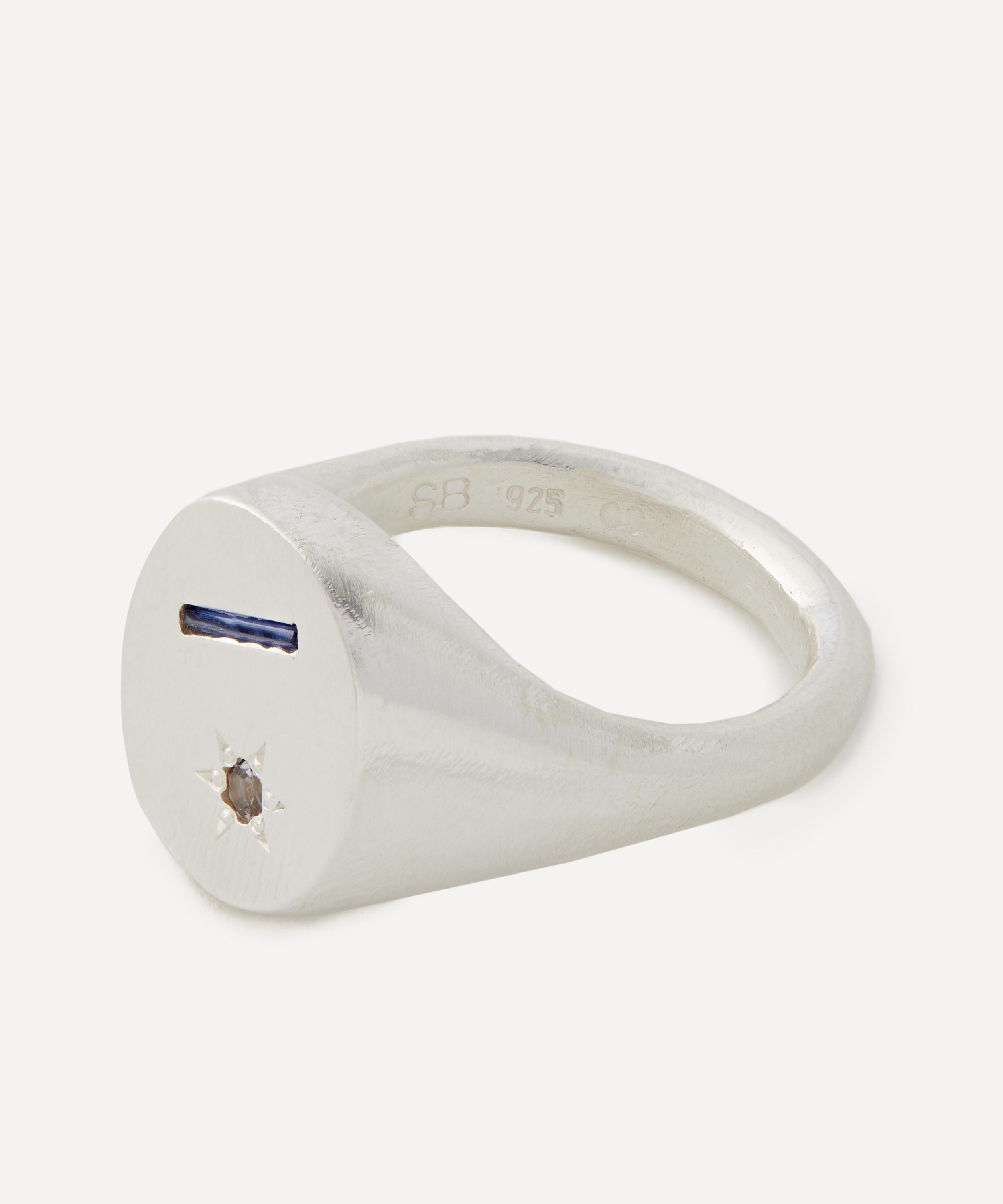 Seb Brown - Sterling Silver XL Spazio Signet Ring