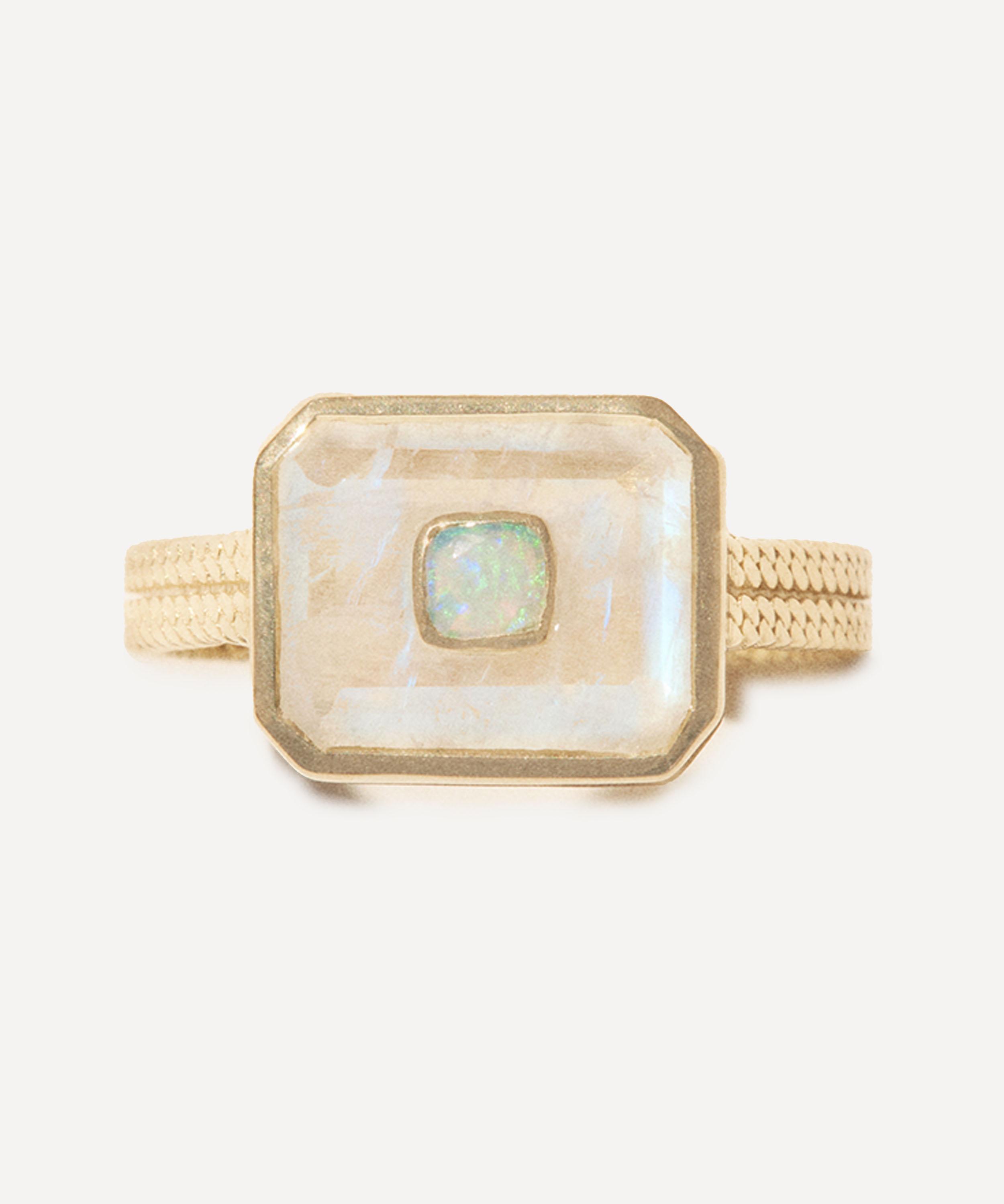 Pascale Monvoisin - 9ct Gold Anton N°1 Moonstone Ring image number 0