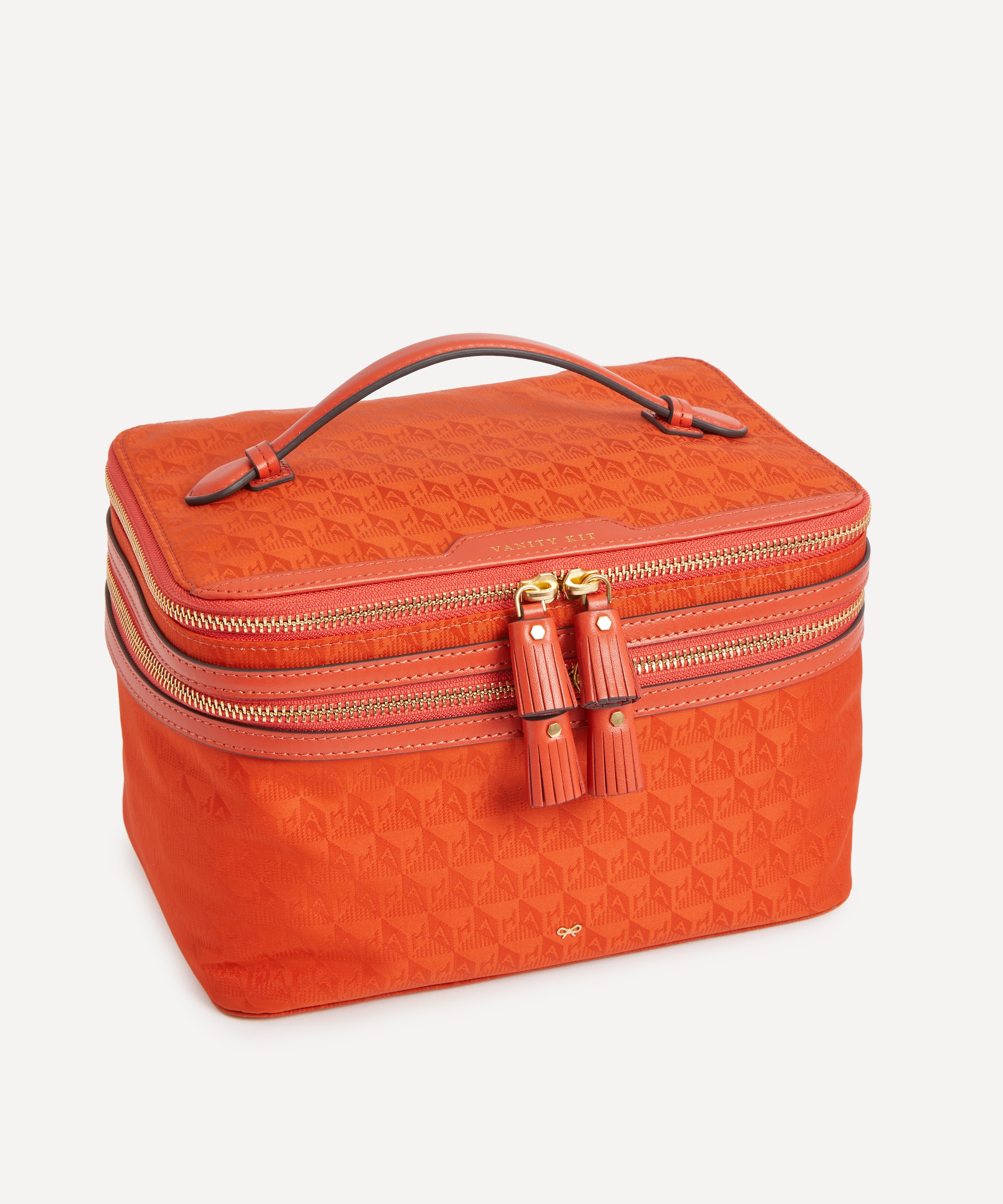 Anya Hindmarch - Logo Burnt Sienna Vanity Kit image number 1