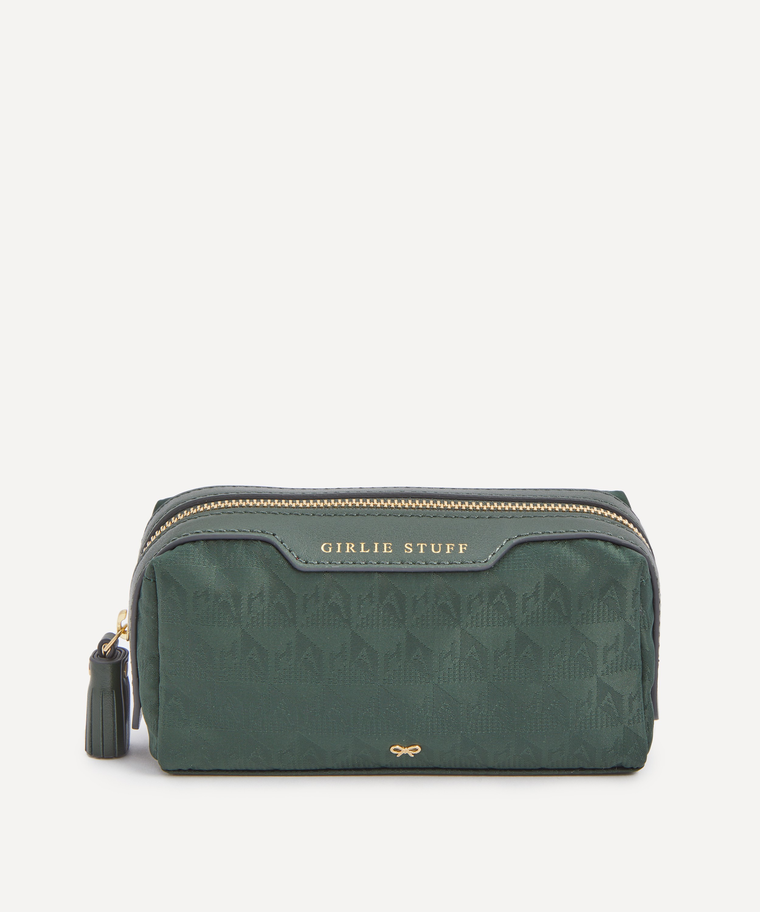 Anya Hindmarch - Logo Dark Holly Girlie Stuff Pouch image number 0