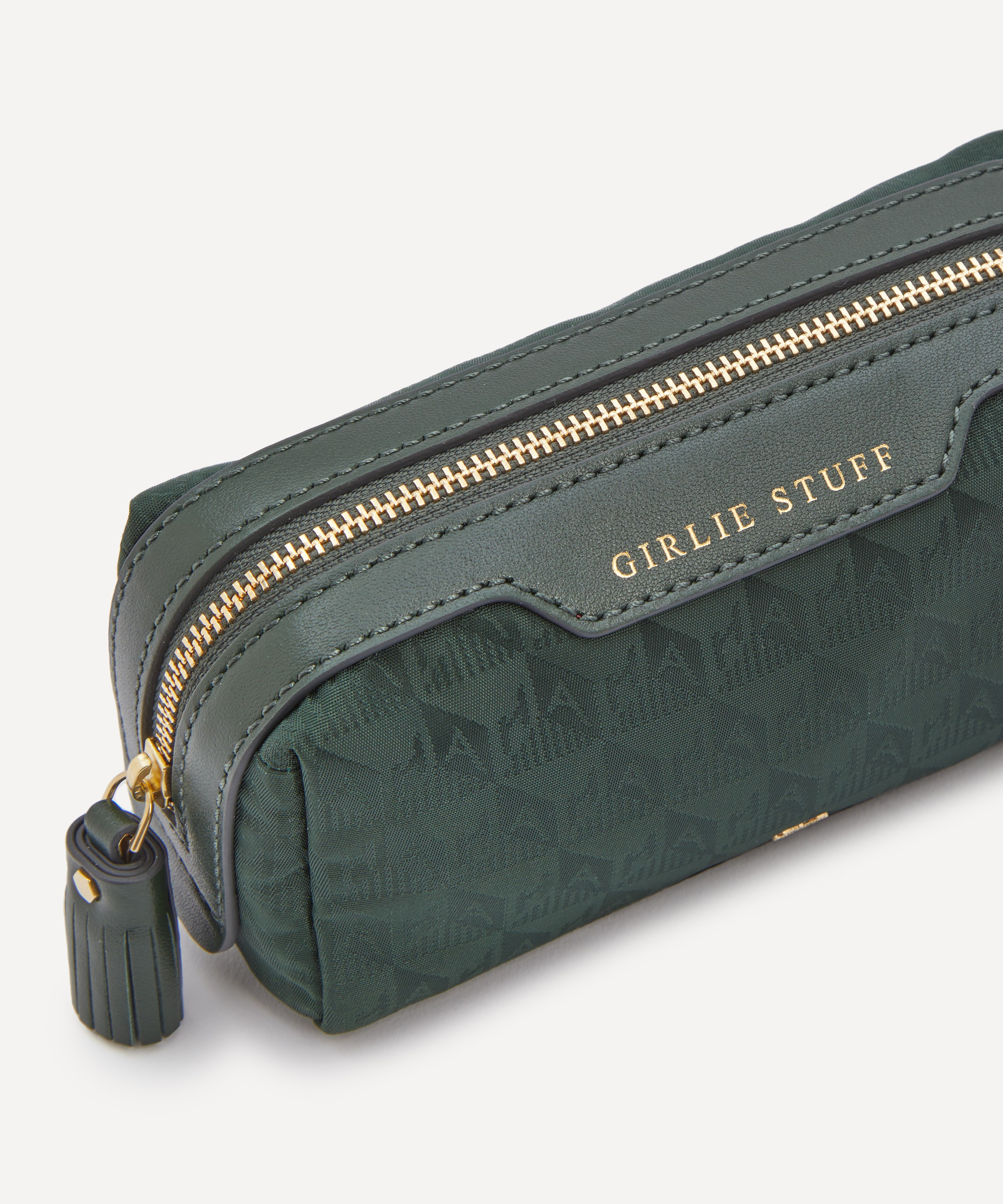 Anya Hindmarch - Logo Dark Holly Girlie Stuff Pouch image number 3