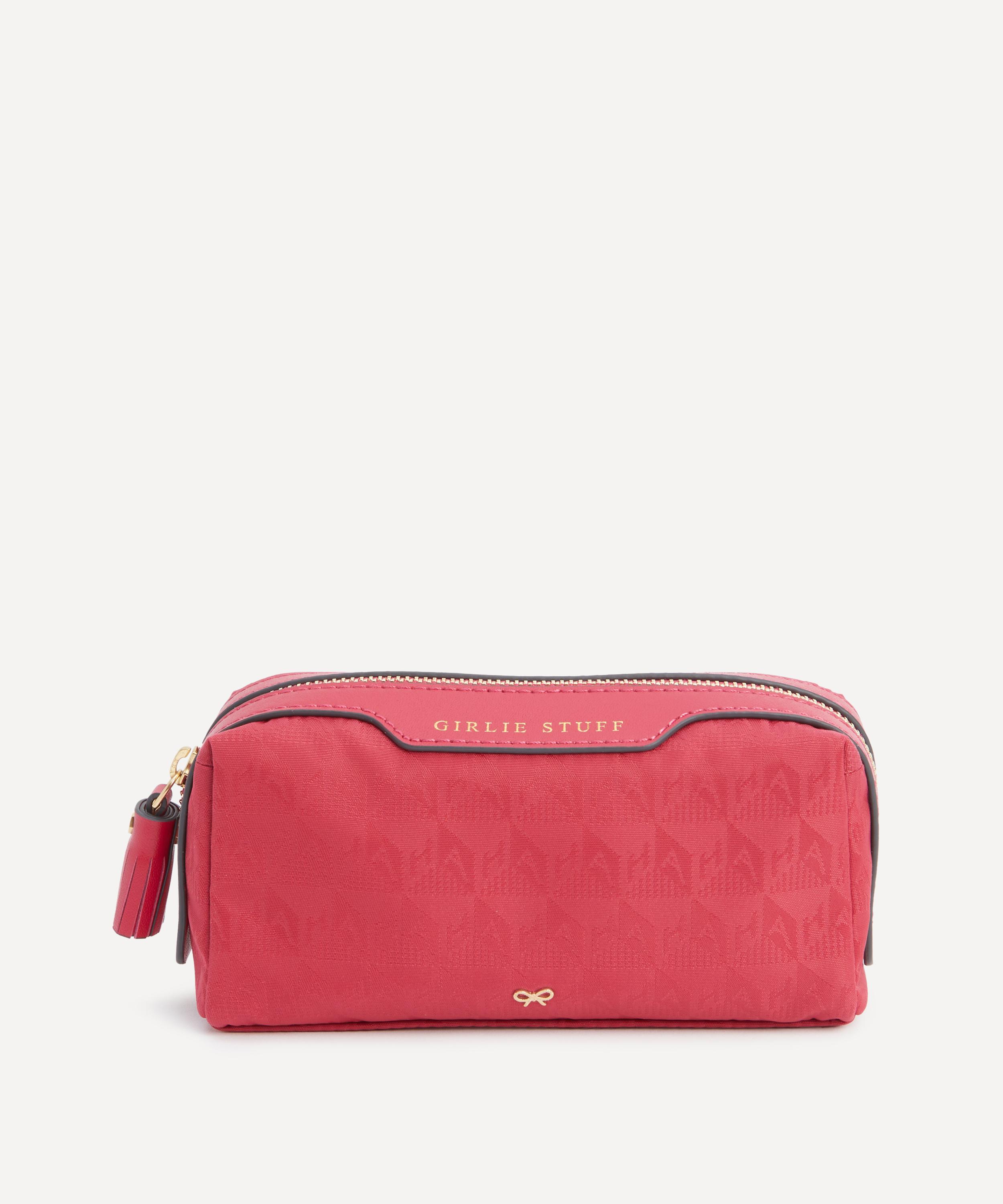 Anya Hindmarch - Pink Logo Girlie Stuff Pouch