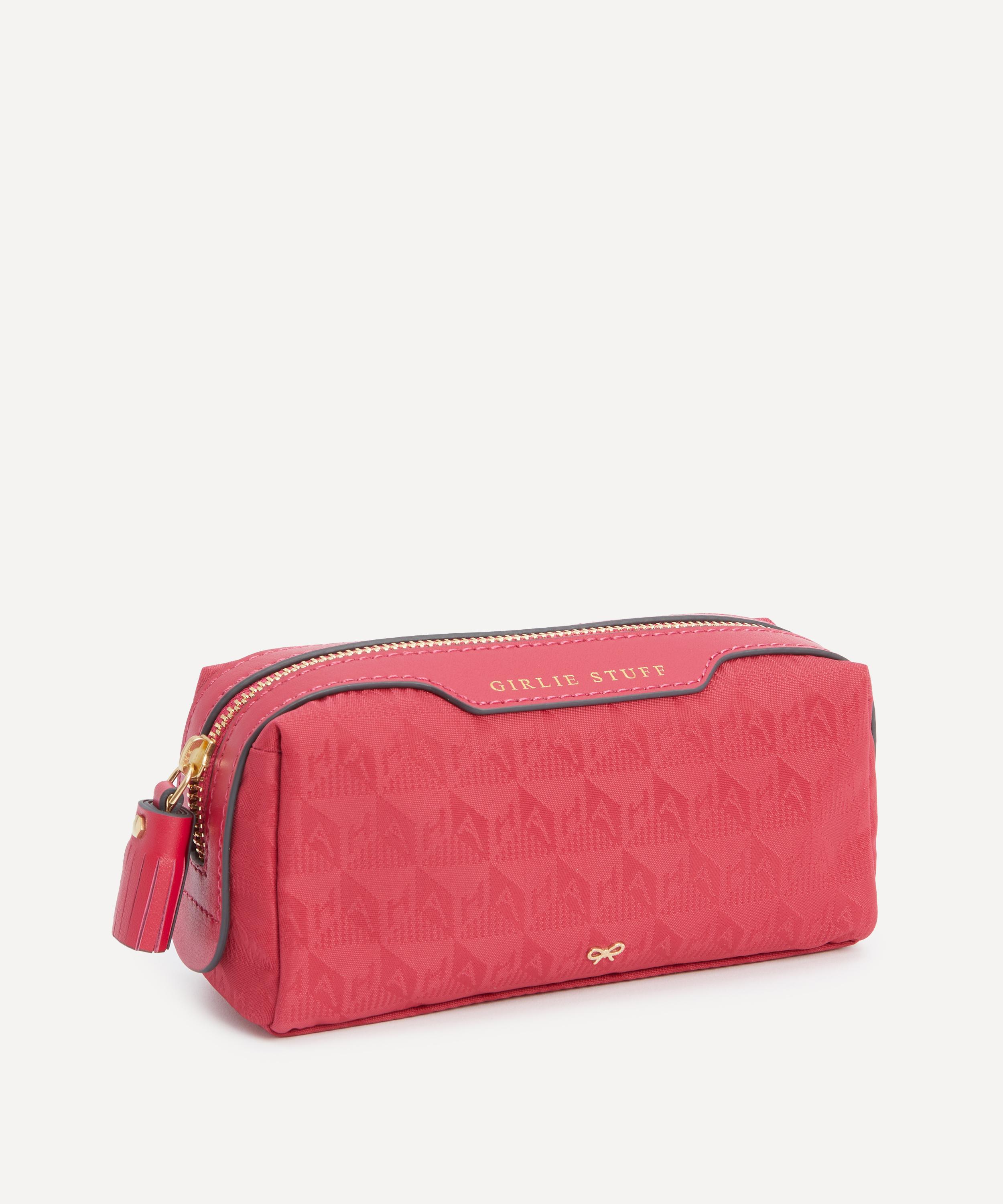 Anya Hindmarch - Pink Logo Girlie Stuff Pouch image number 1
