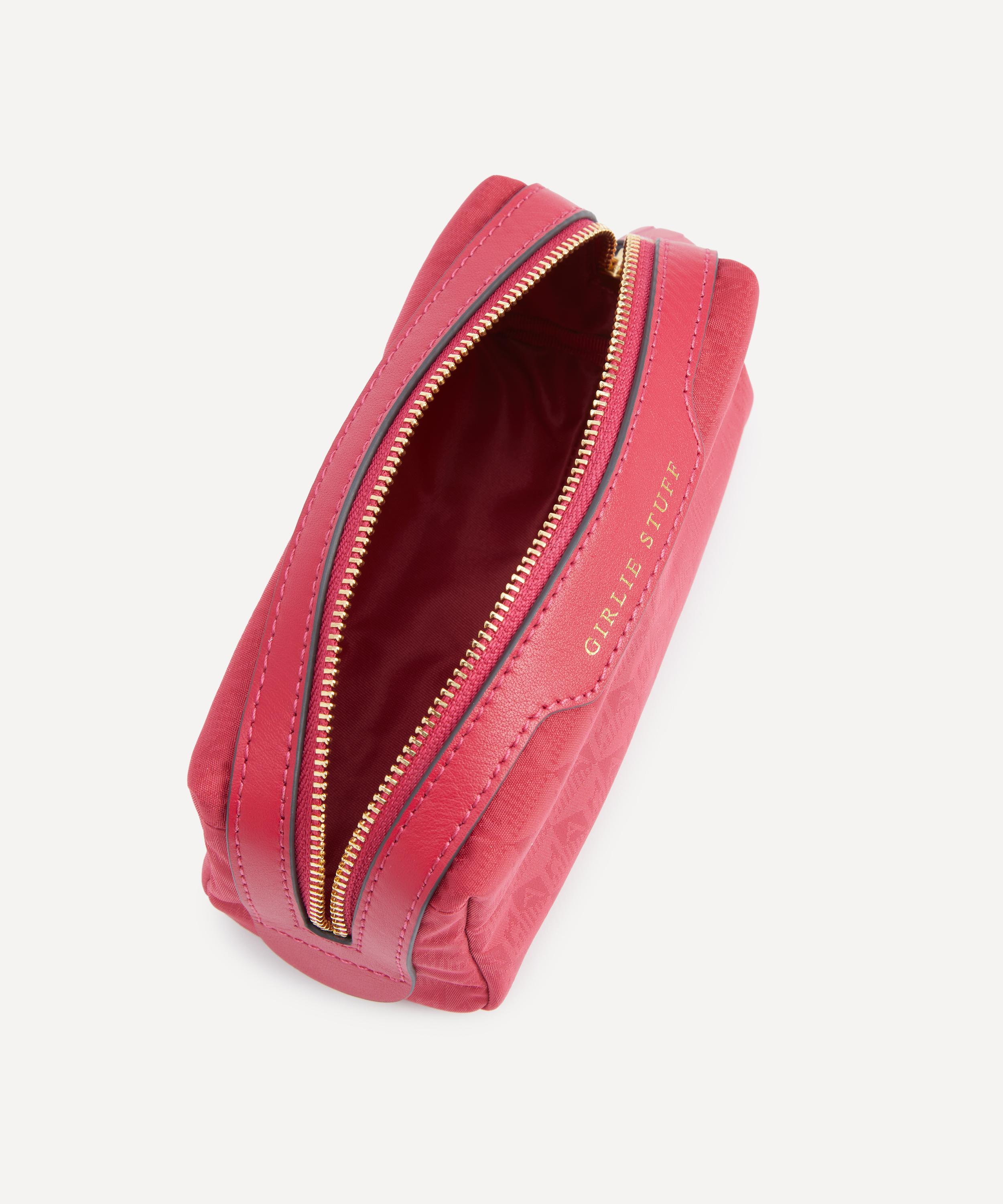 Anya Hindmarch - Pink Logo Girlie Stuff Pouch image number 4