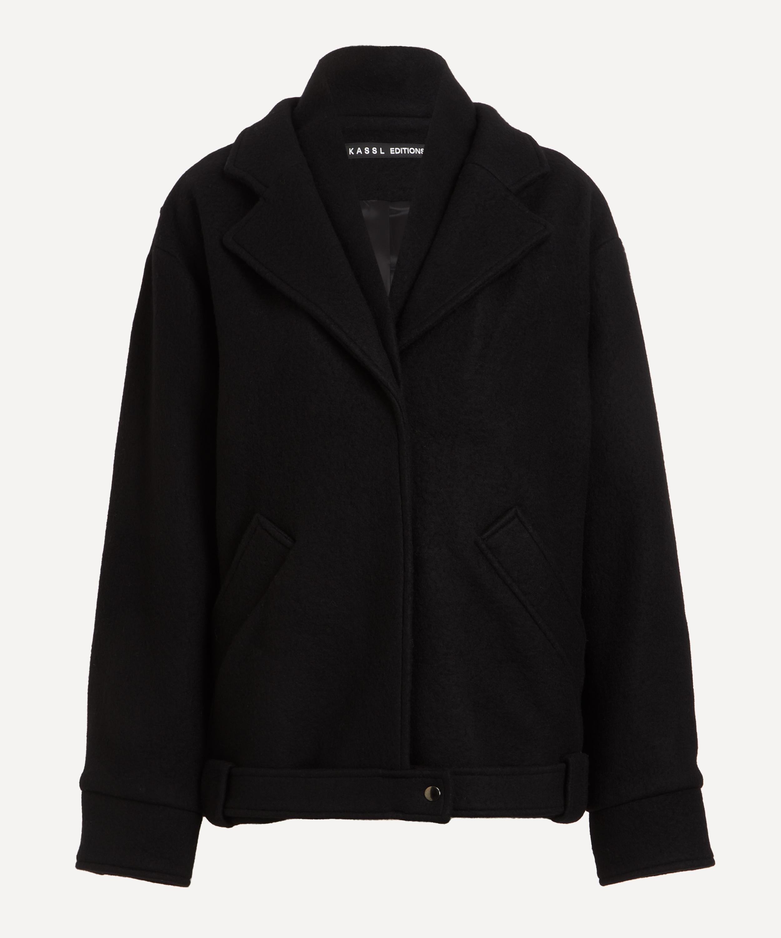 KASSL Editions - Boiled Wool Biker Jacket