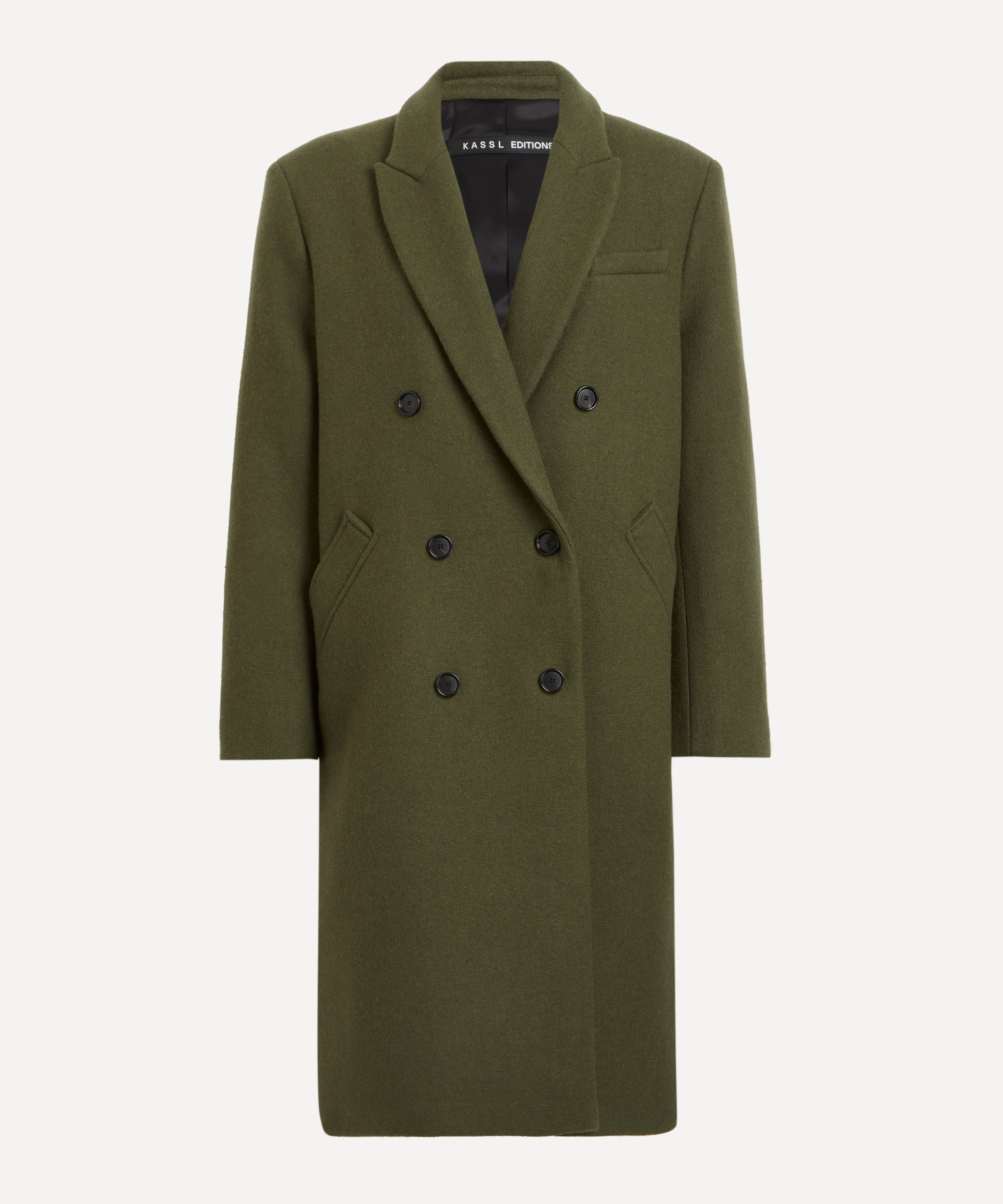 KASSL Editions - Double-Breasted Long Wool Coat image number 0