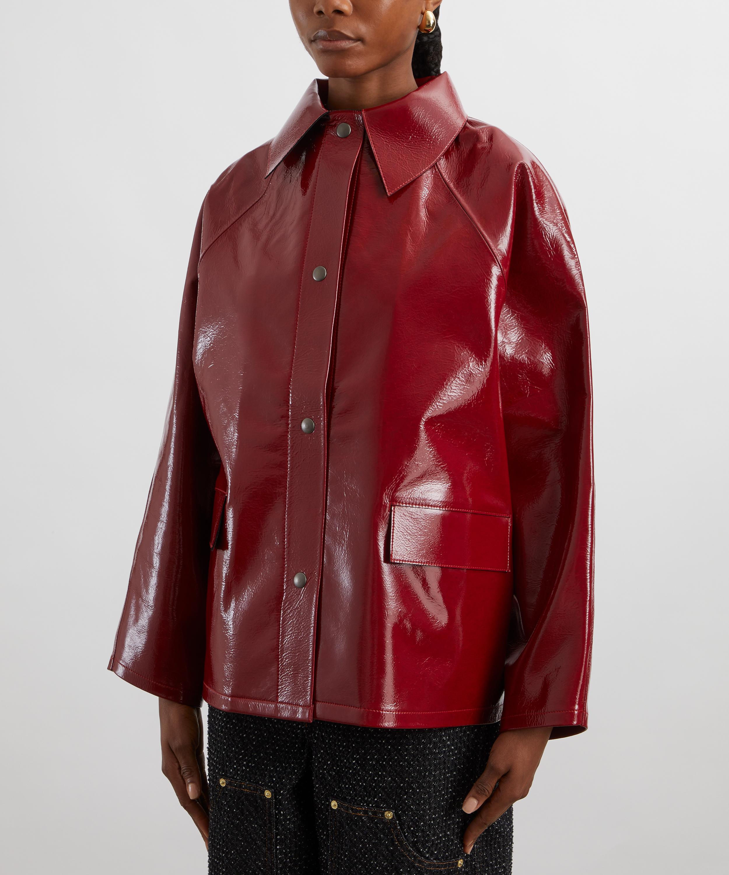KASSL Editions Original Hip Lacquer Wool Red Jacket | Liberty