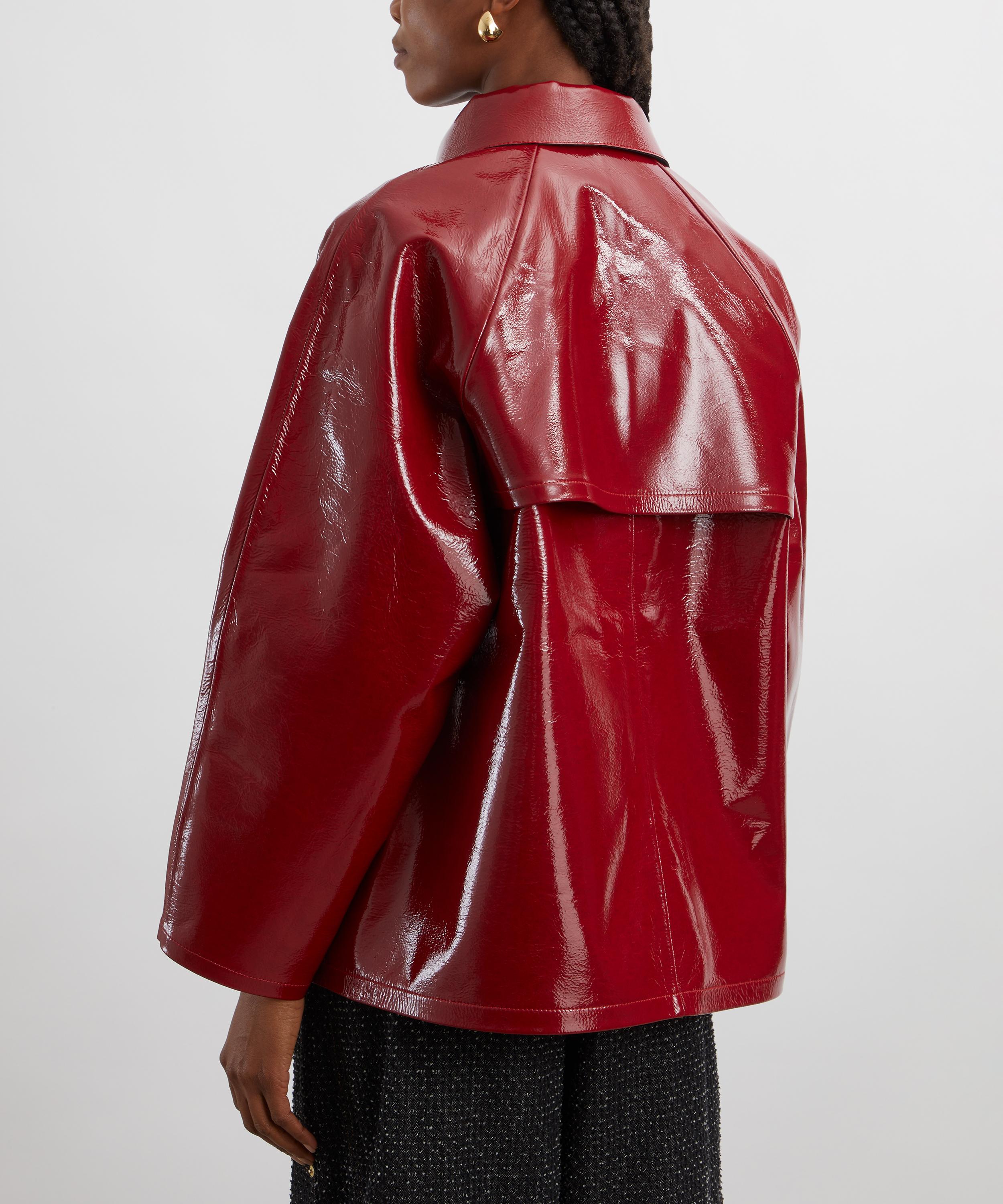 KASSL Editions - Original Hip Lacquer Wool Red Jacket image number 3