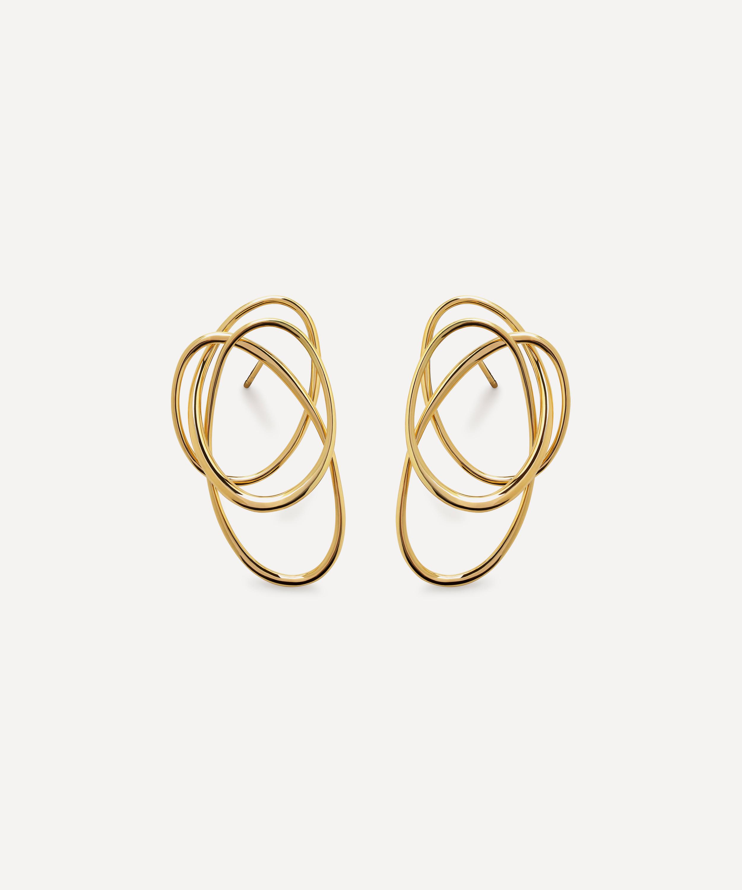 Monica Vinader - 18ct Gold-Plated Vermeil Silver Nura Cocktail Earrings image number 0