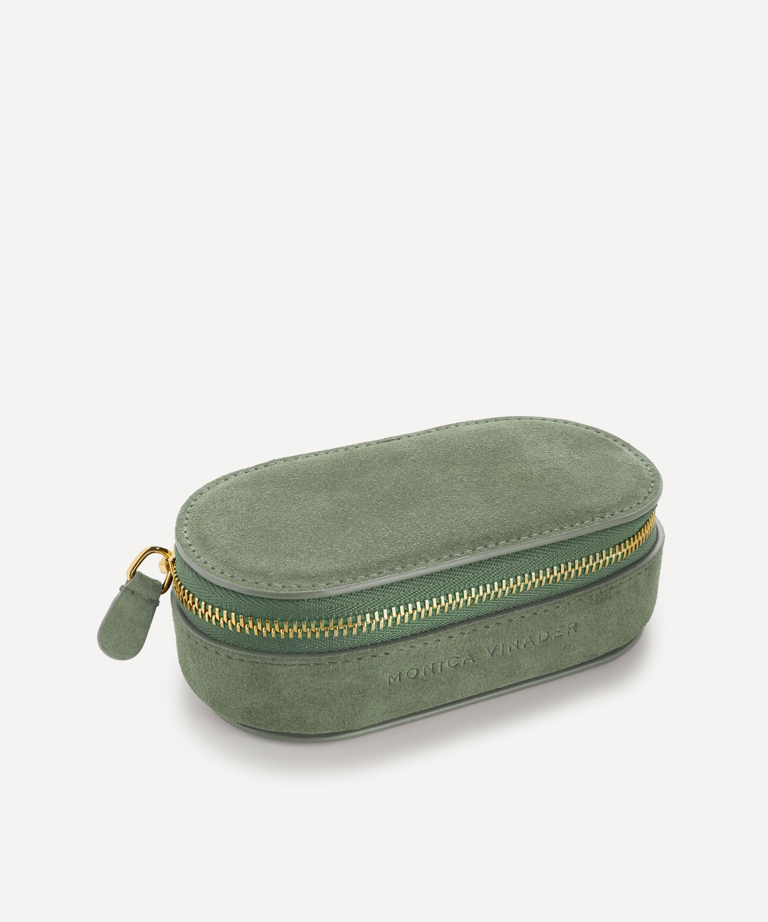 Monica Vinader - Suede Mini Oval Jewellery Box image number 0