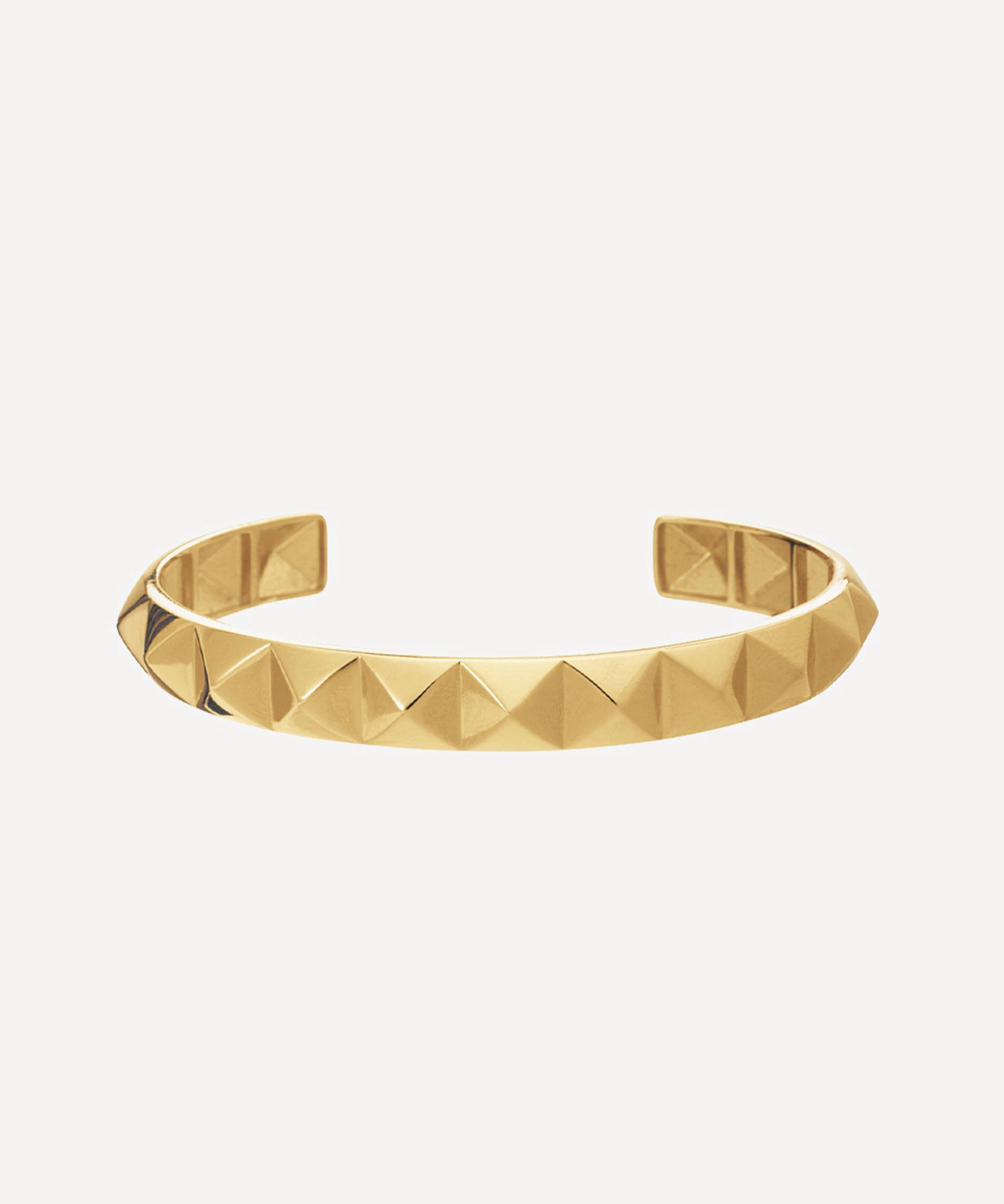 Rachel Jackson - 22ct Gold-Plated Arrow Spike Cuff Bracelet image number 0