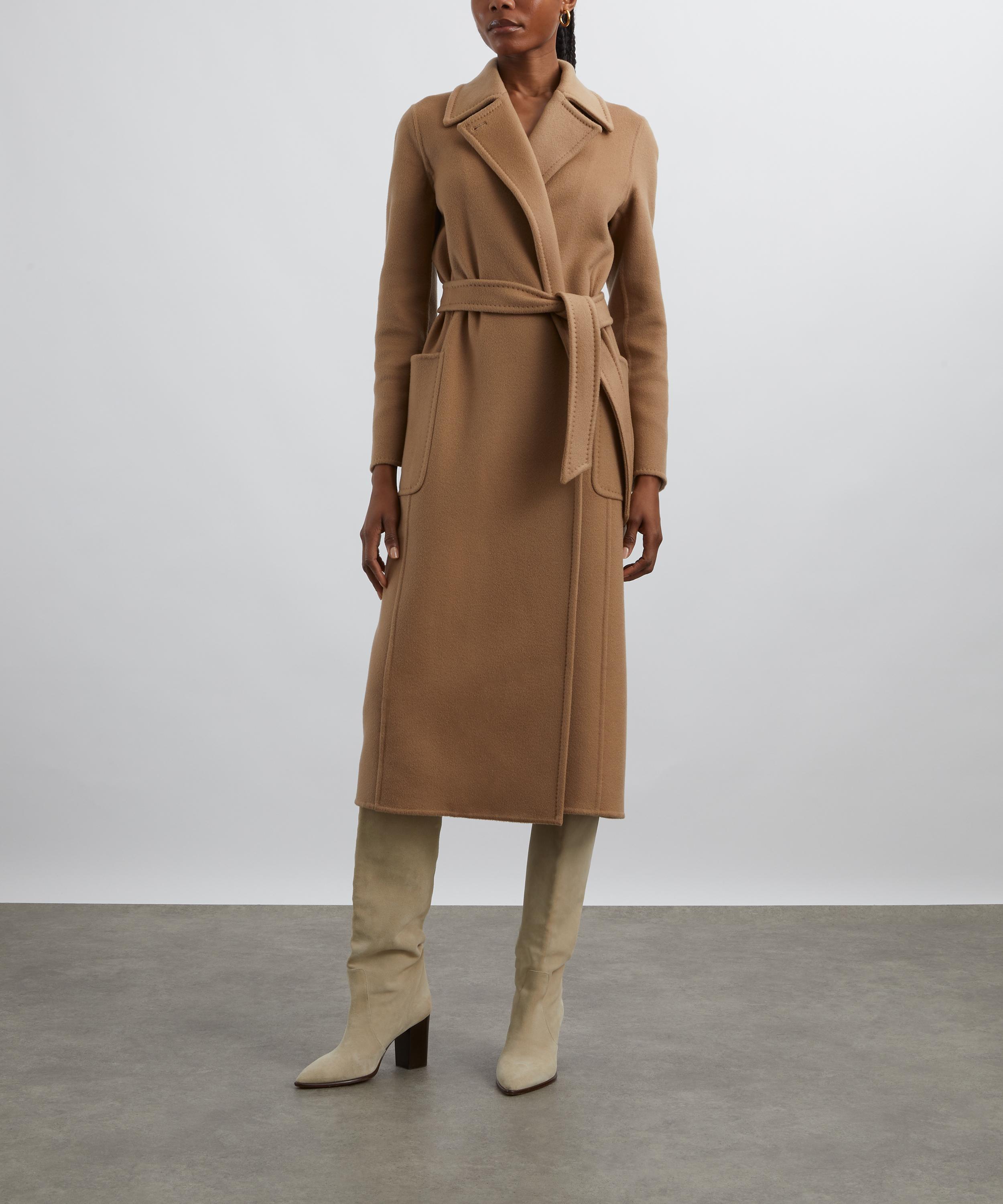 Max Mara - Camel Artur Cashmere Wrap Coat image number 1