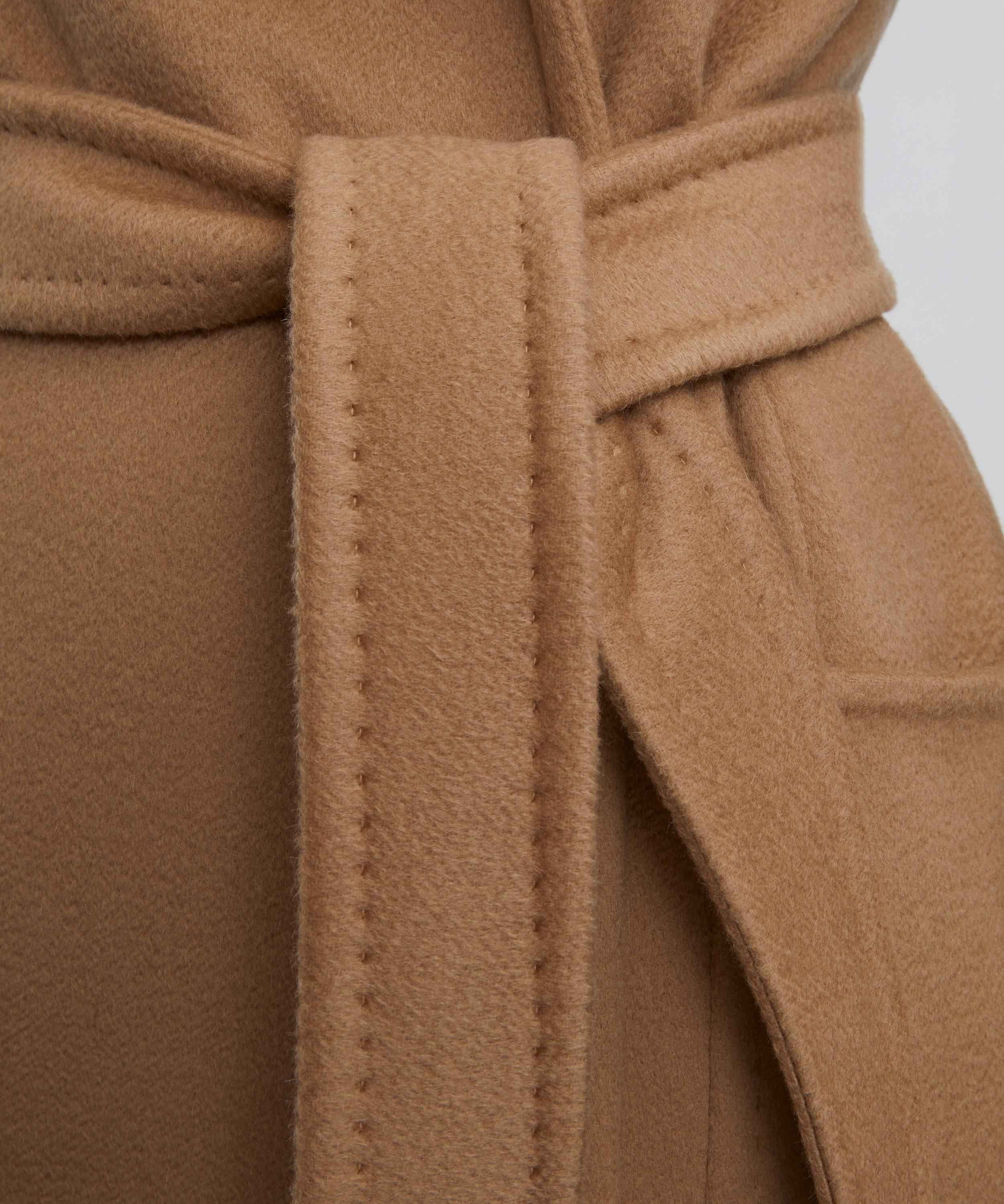 Max Mara - Camel Artur Cashmere Wrap Coat image number 4