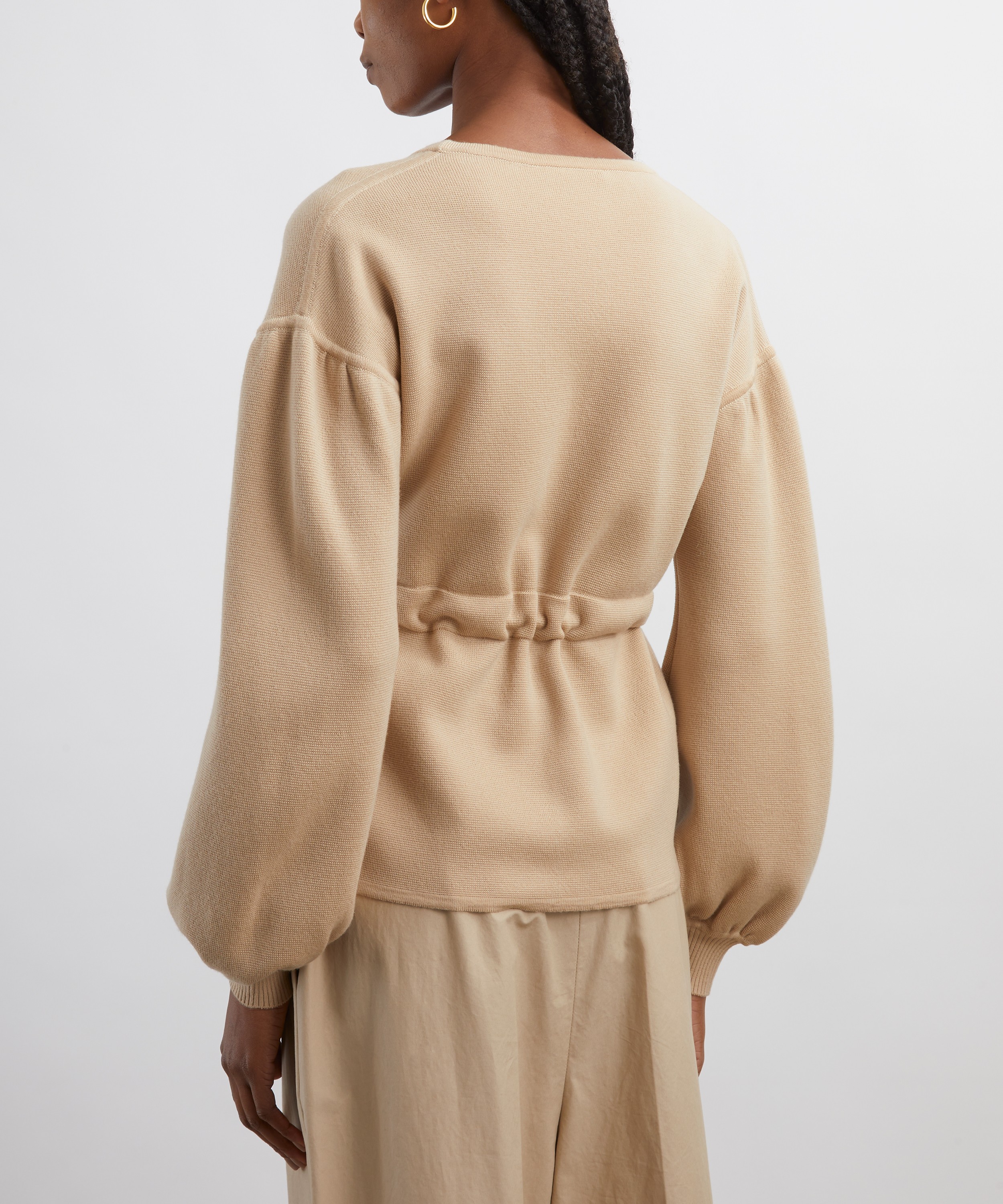 Max Mara - Tiberio Drawstring Wool Cardigan image number 3