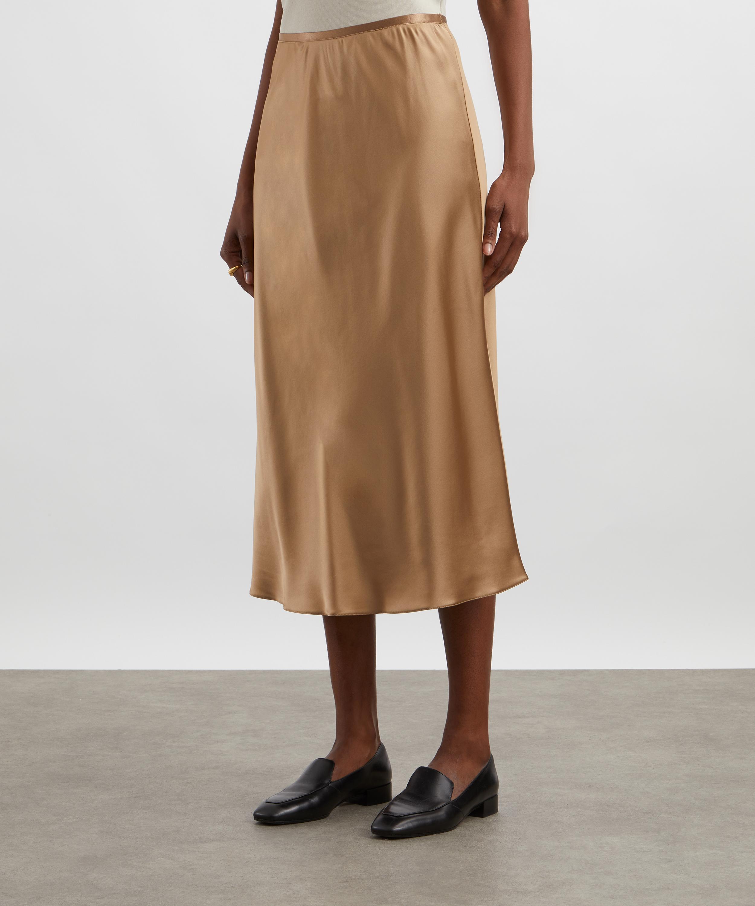 Max Mara - Carnet Silk-Satin Midi Skirt image number 2