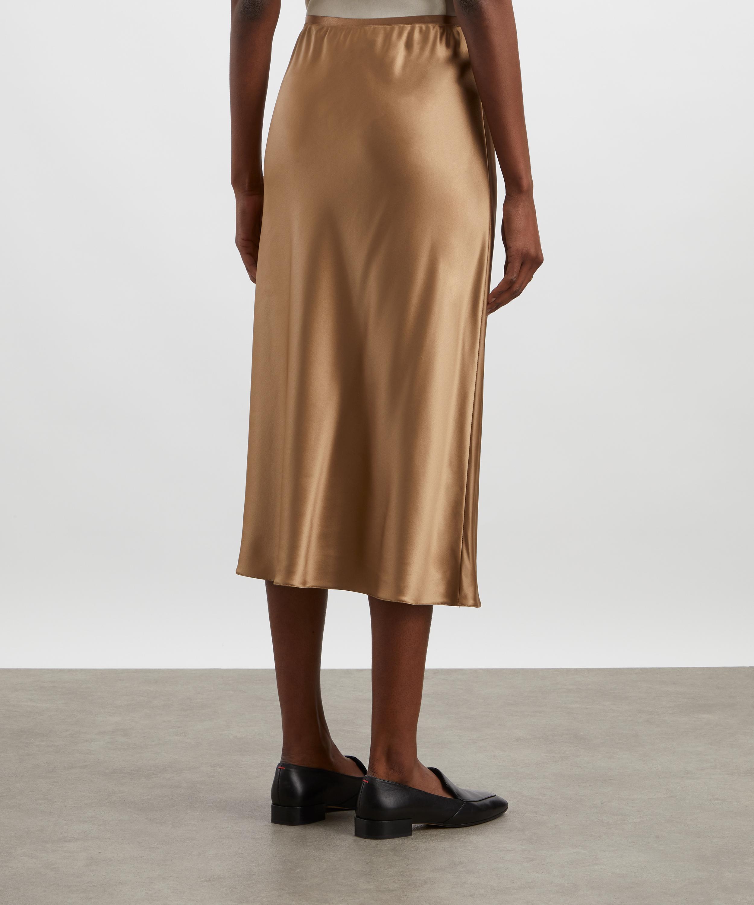 Max Mara - Carnet Silk-Satin Midi Skirt image number 3