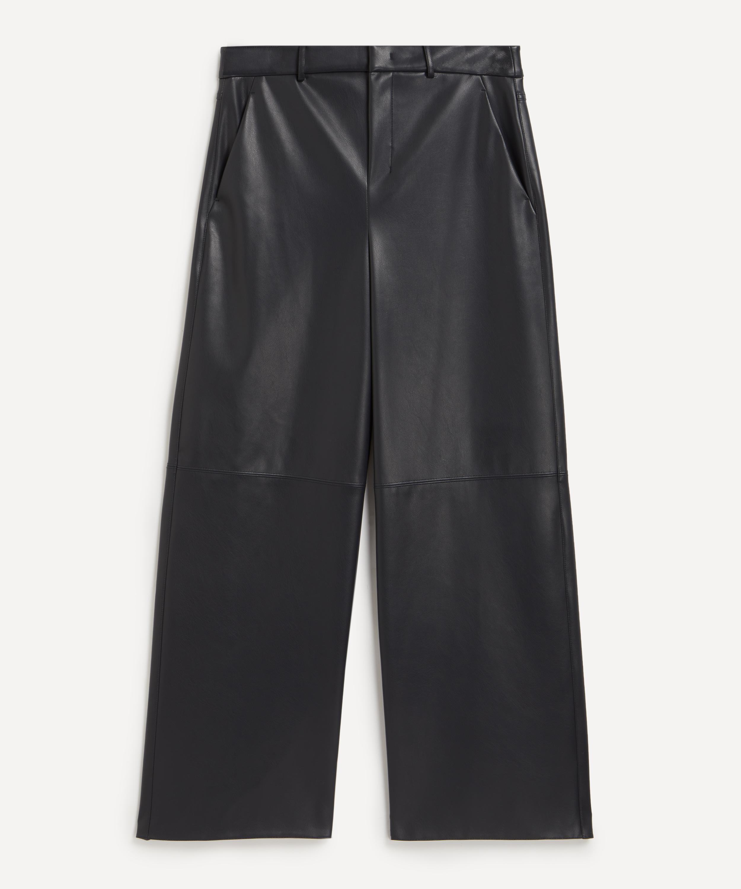 S Max Mara - Storia Faux-Leather Trousers image number 0