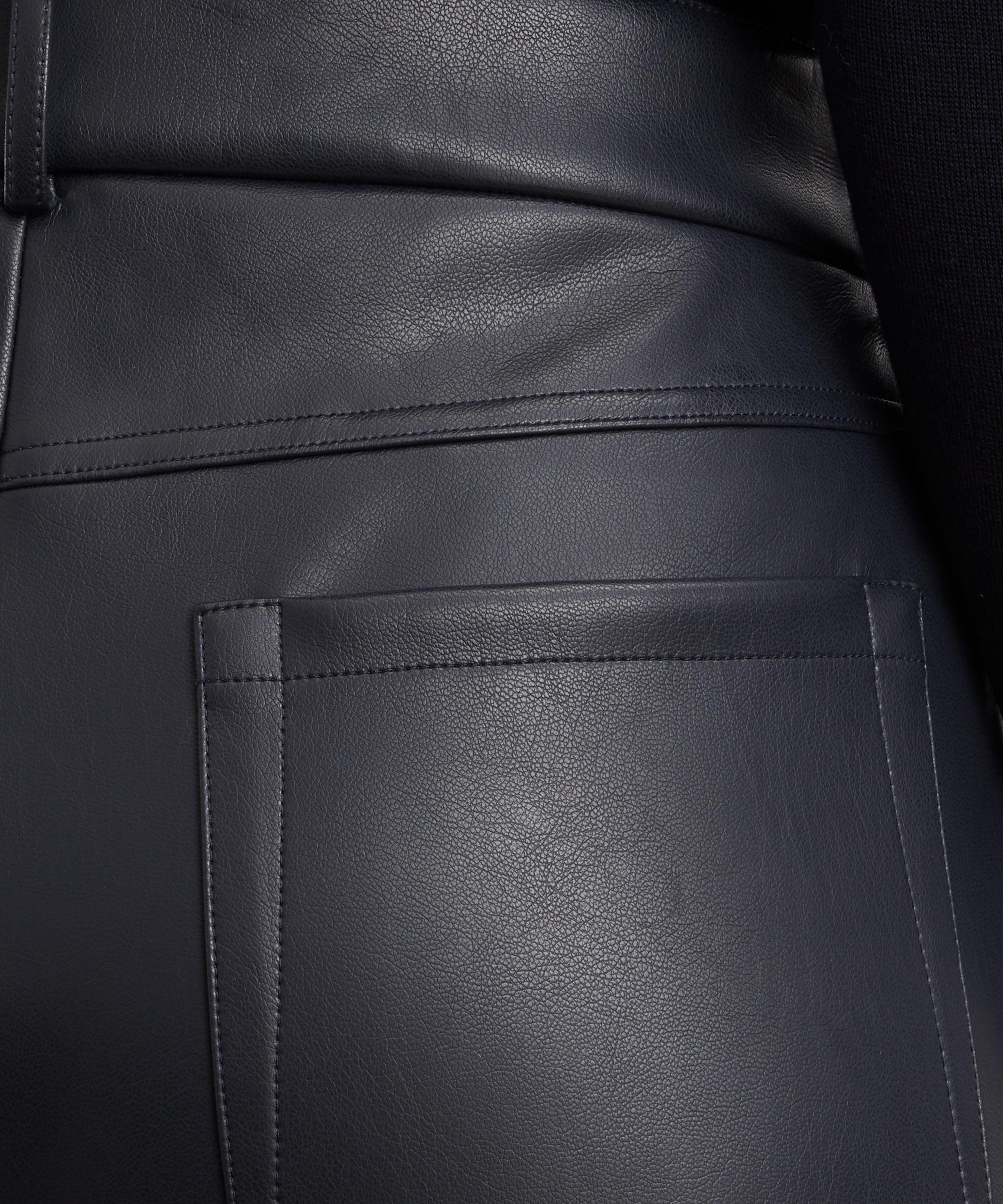 S Max Mara - Storia Faux-Leather Trousers image number 4