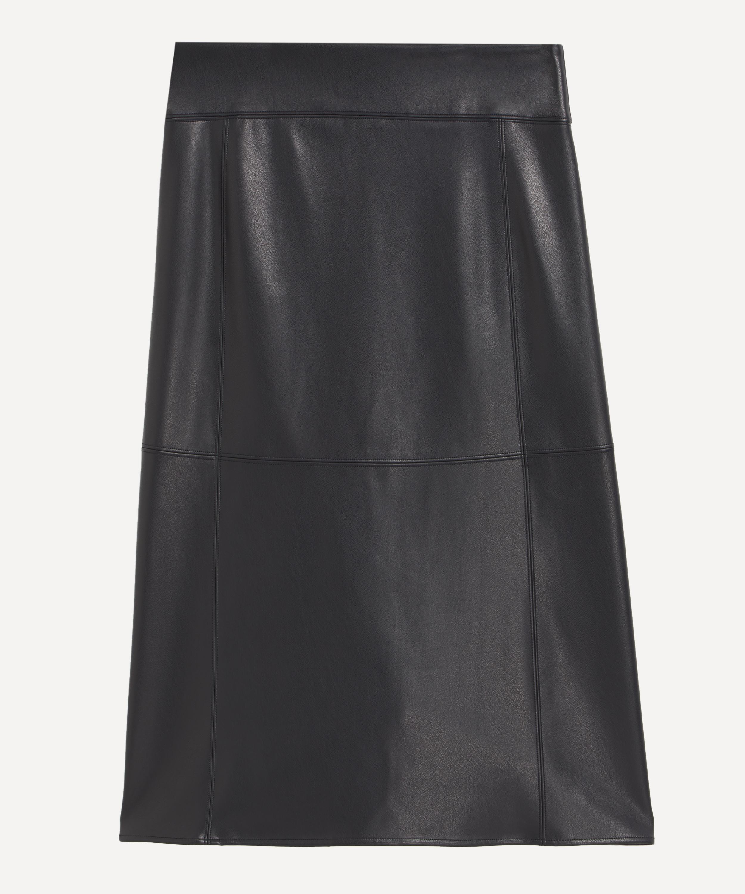 S Max Mara - Volonta Coated Midi Skirt image number 0