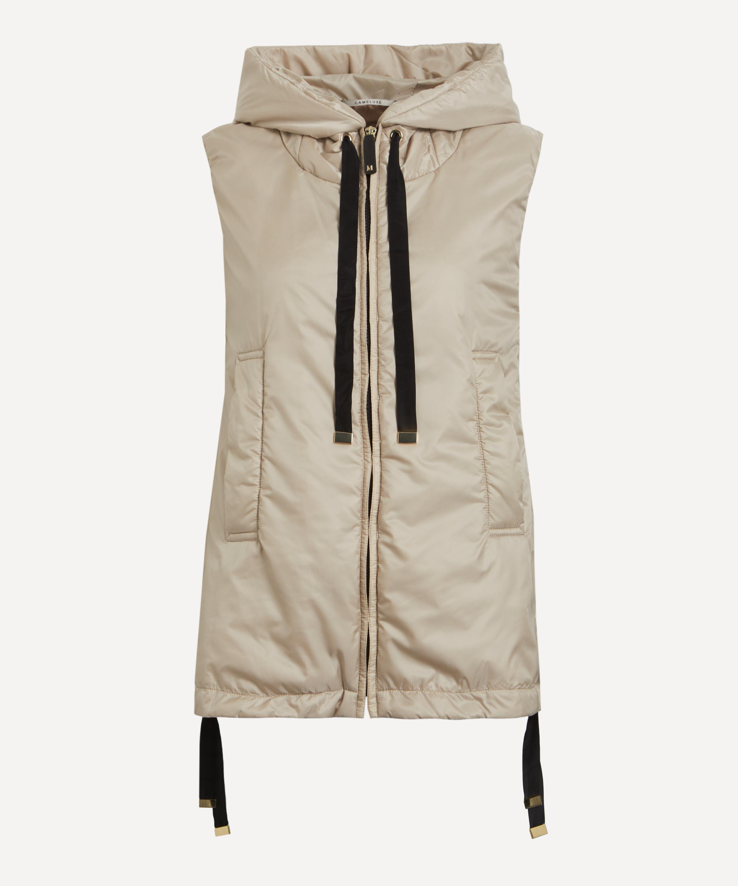 Max Mara - Hazelnut Brown Greengo Water-Repellent Canvas Gilet image number 0