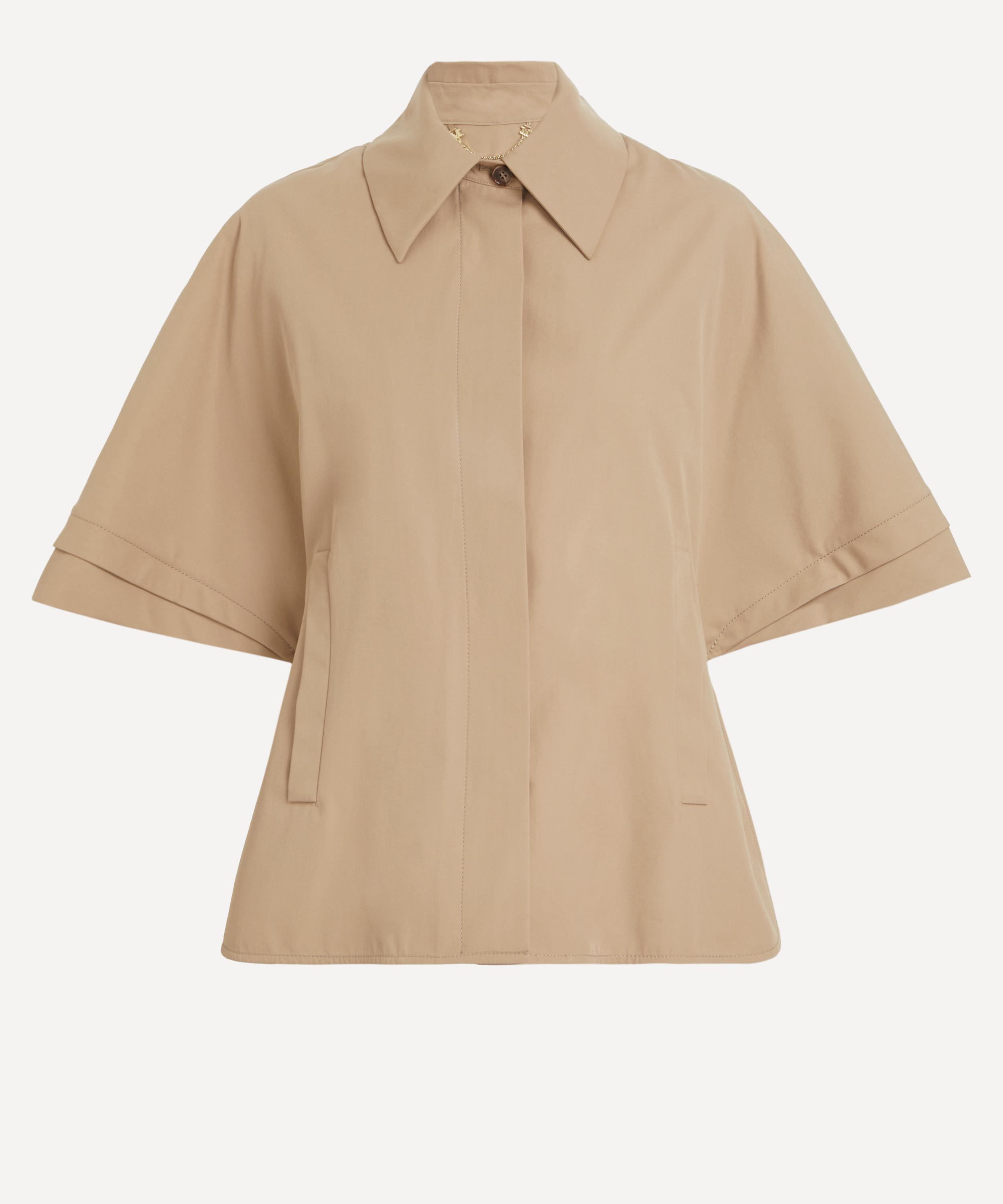 Max Mara - Parole Water-Repellent Gabardine Cape image number 0