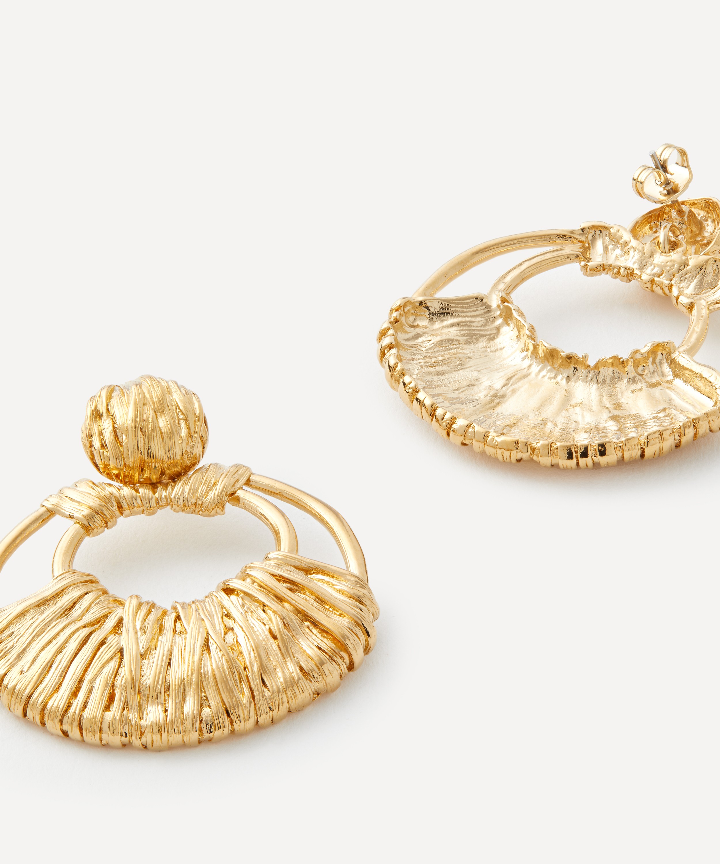 Sézane - Gold-Plated Joe Drop Earrings image number 2