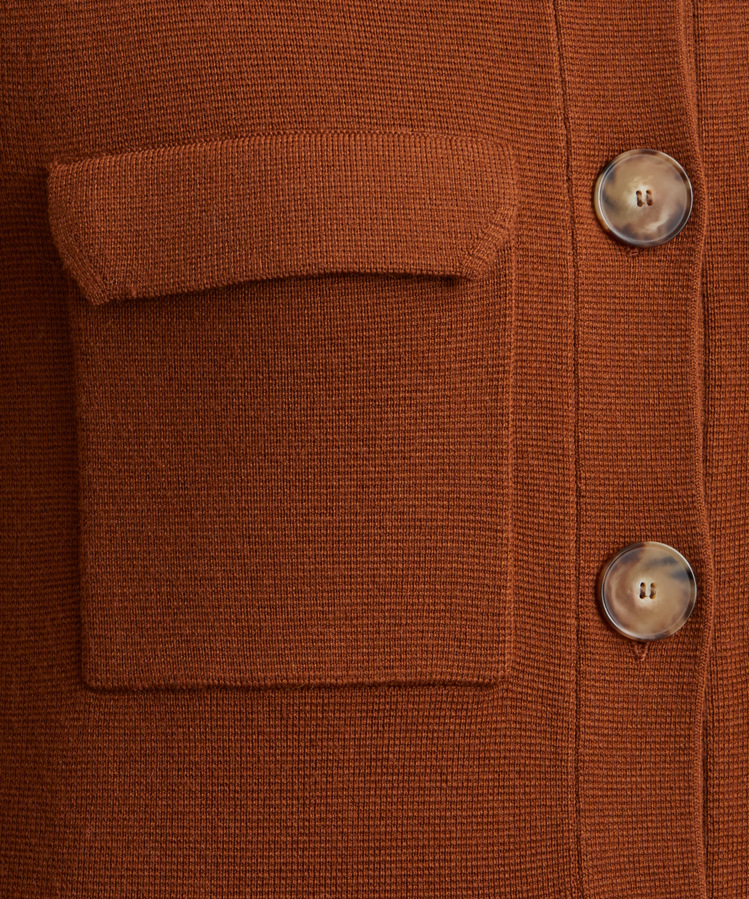 S&eacute;zane - Betty Hazelnut Merino Wool Cardigan image number 1