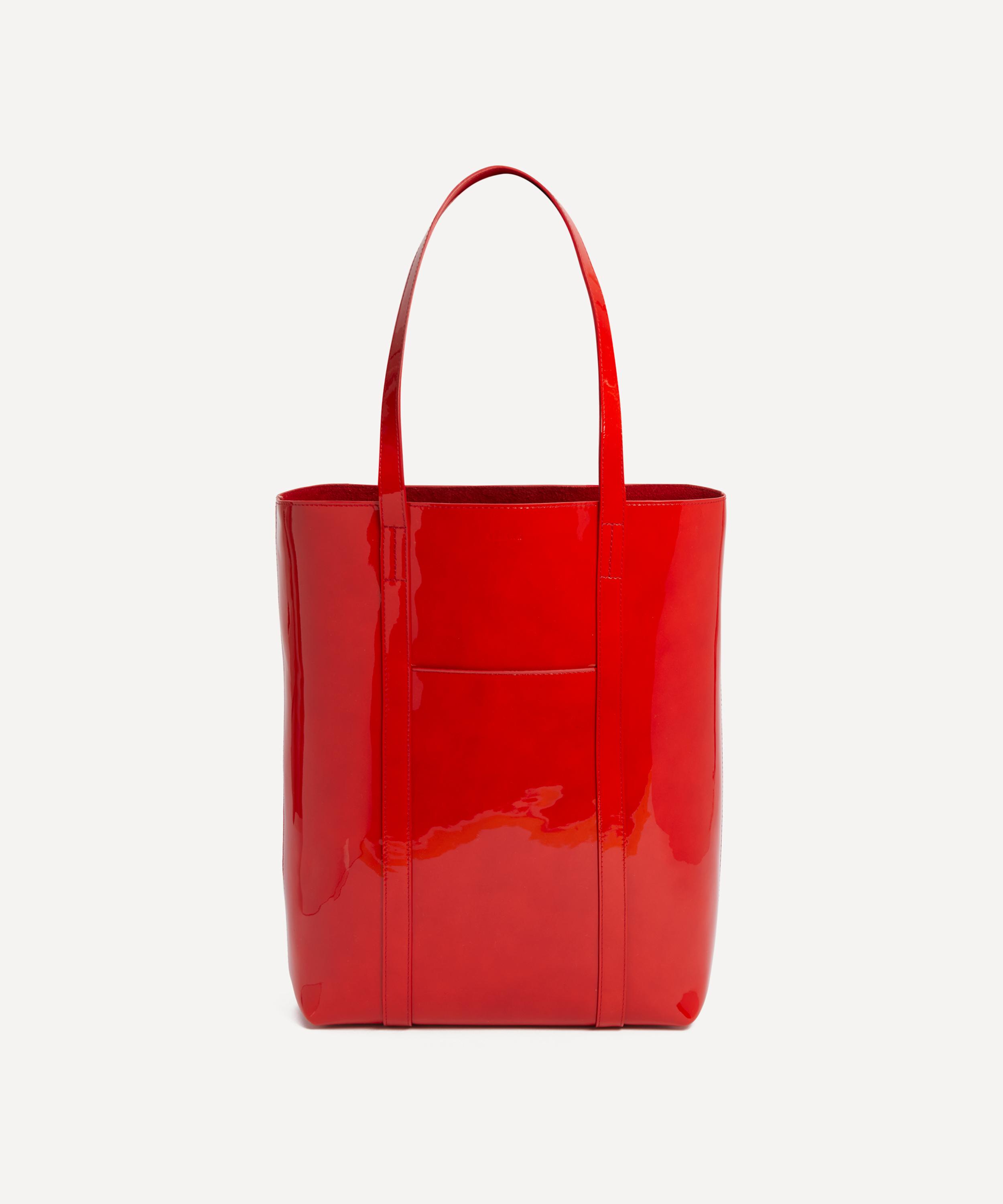 Sézane - The Tote Bag in Patent Red image number 0