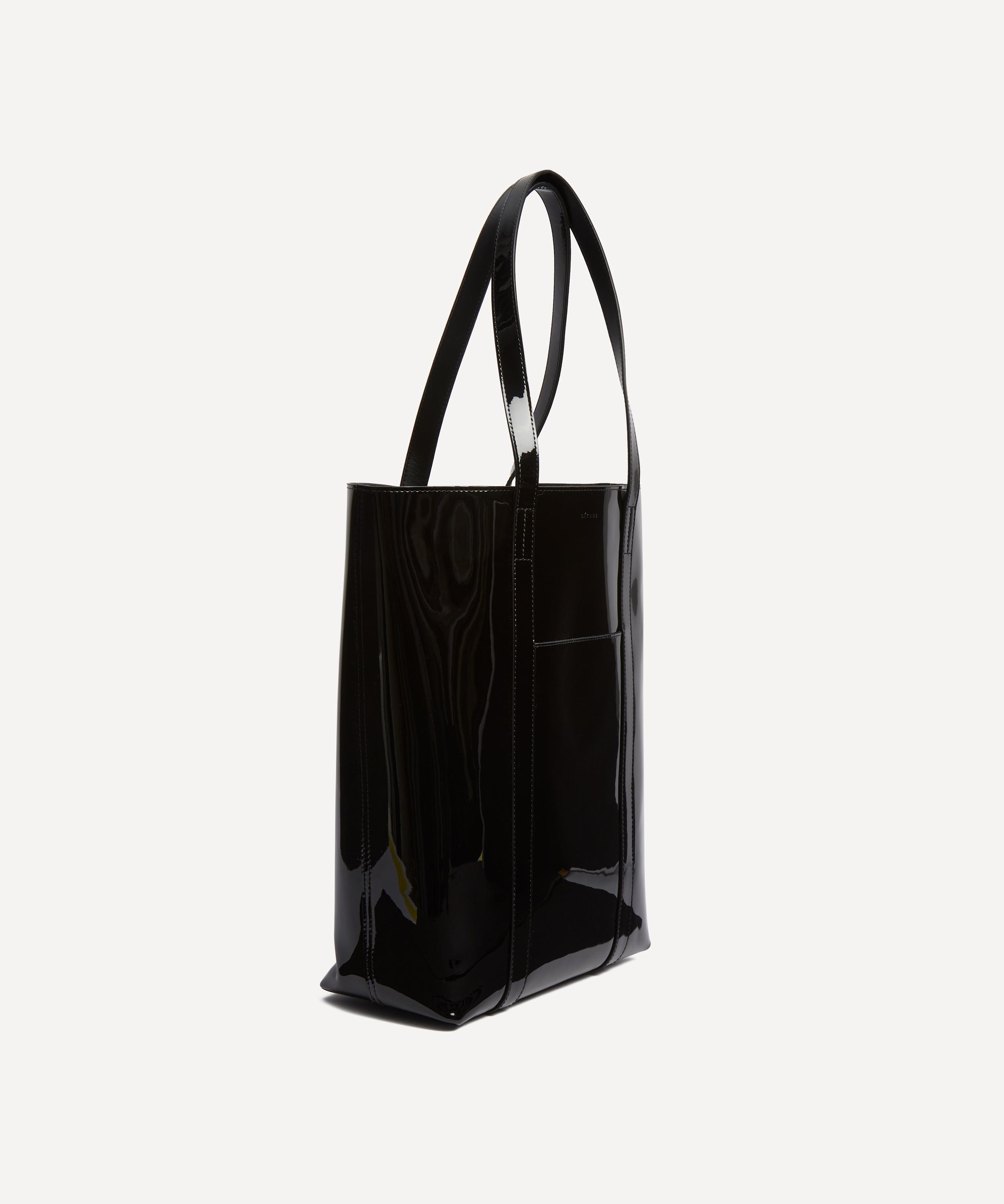 Patent tote bag best sale