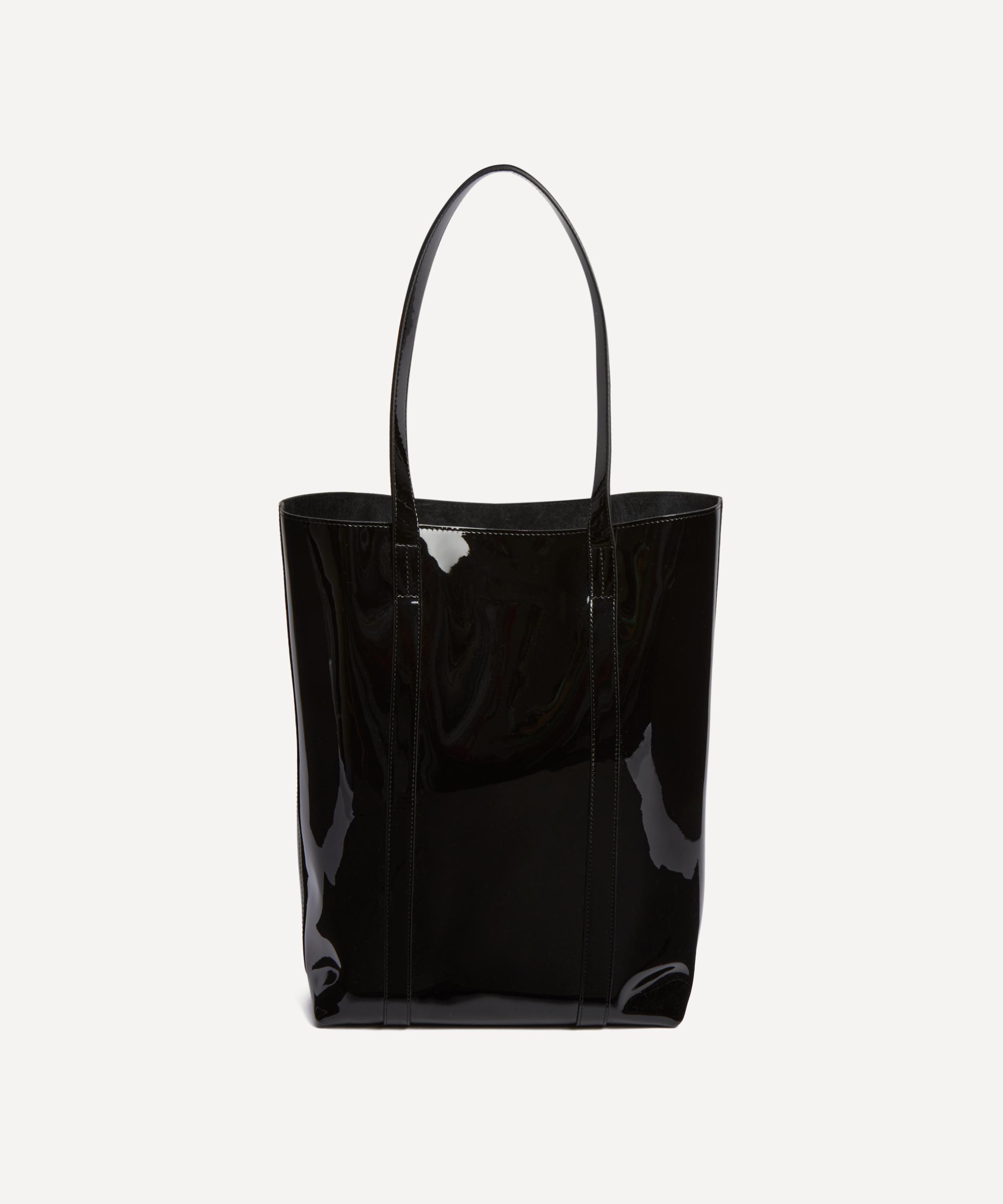 Sézane - The Tote Bag in Patent Black image number 2