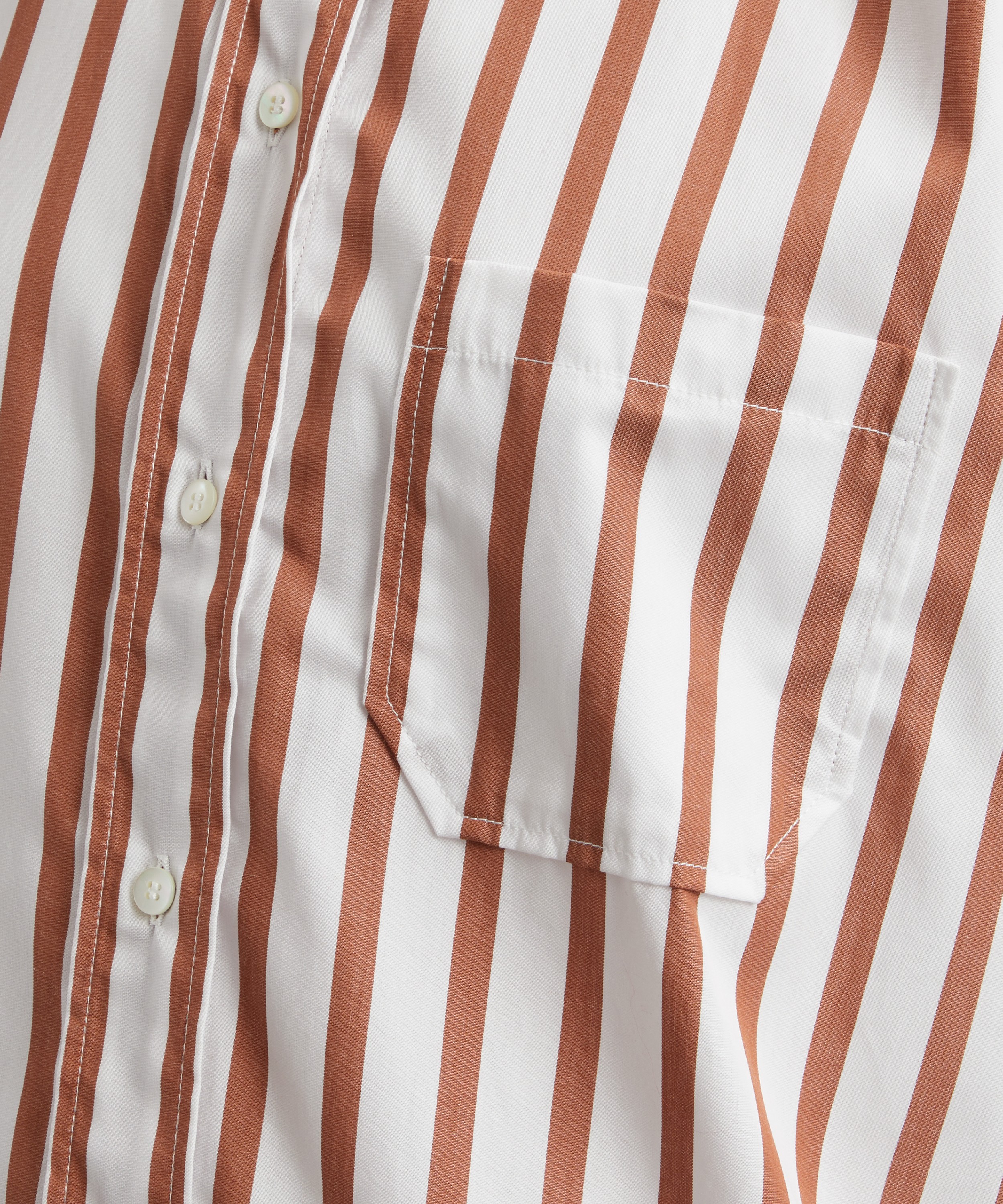 Sézane - Blima Camel Stripes Shirt image number 4