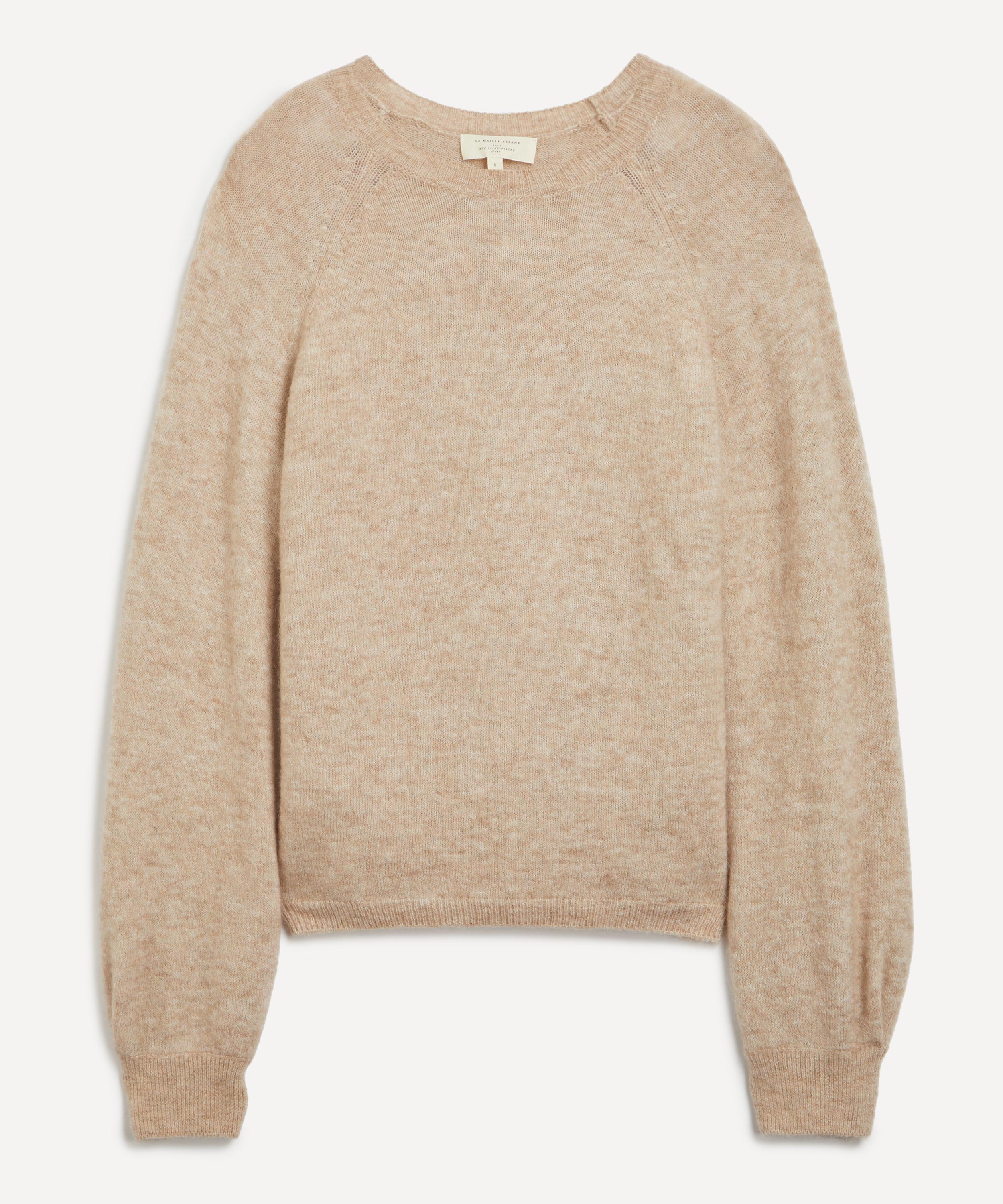 Sézane - Louisa Light Beige Wool-Mohair Jumper image number 0