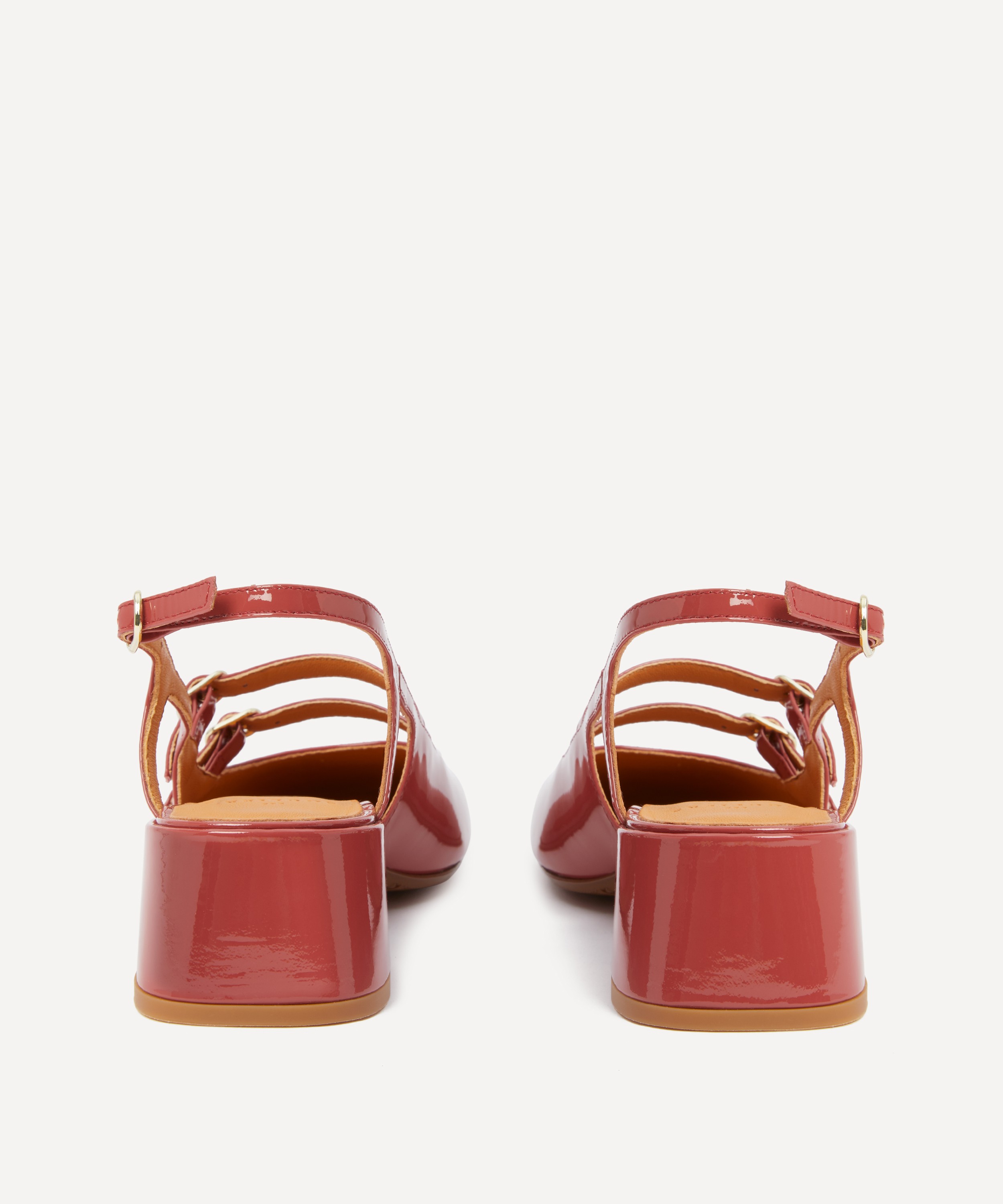 Sézane - Paula Babies Sling-Back Heels in Patent Rosewood image number 3