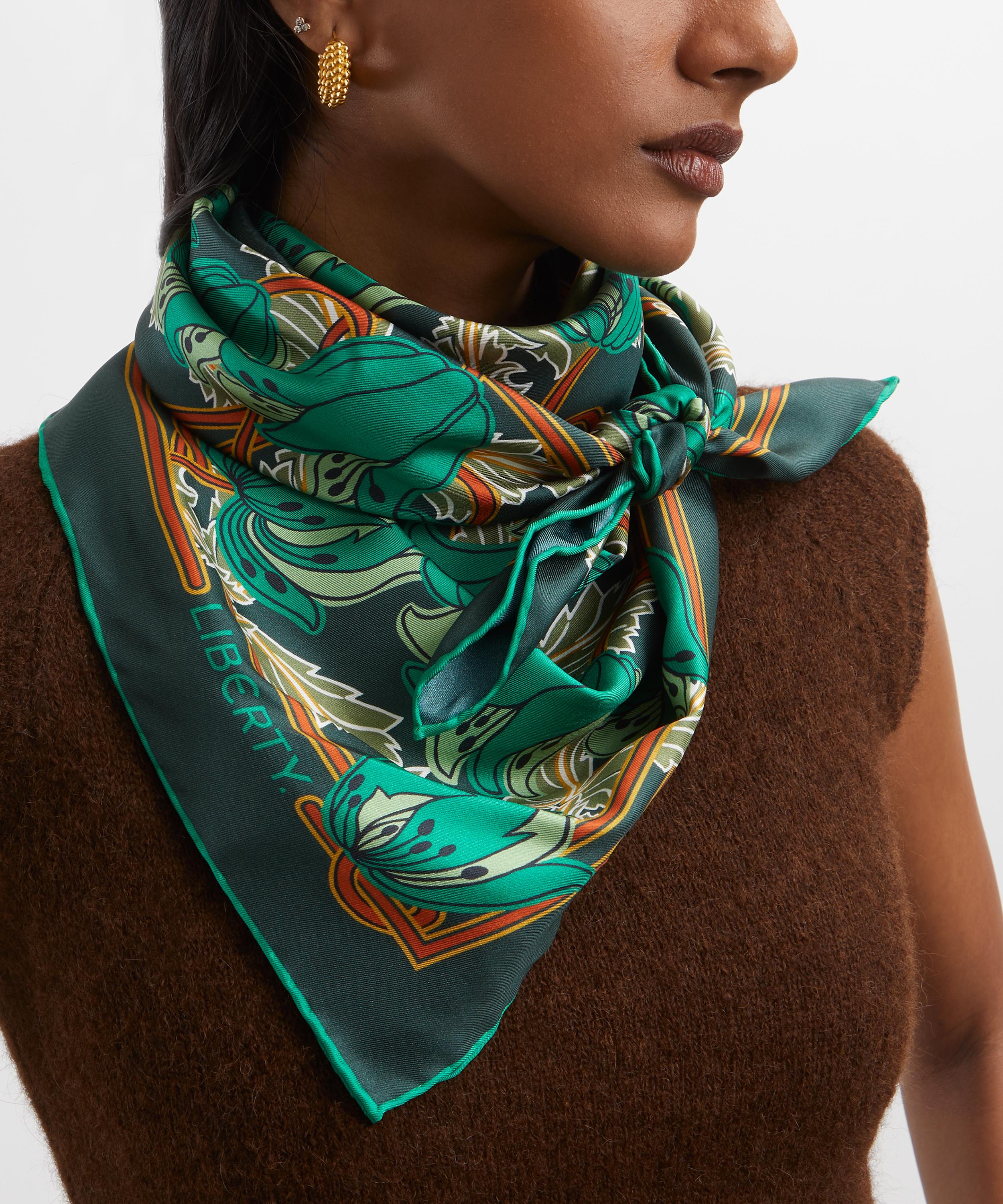 Liberty - Evelyn Dawn 90X90 Silk Scarf image number 1