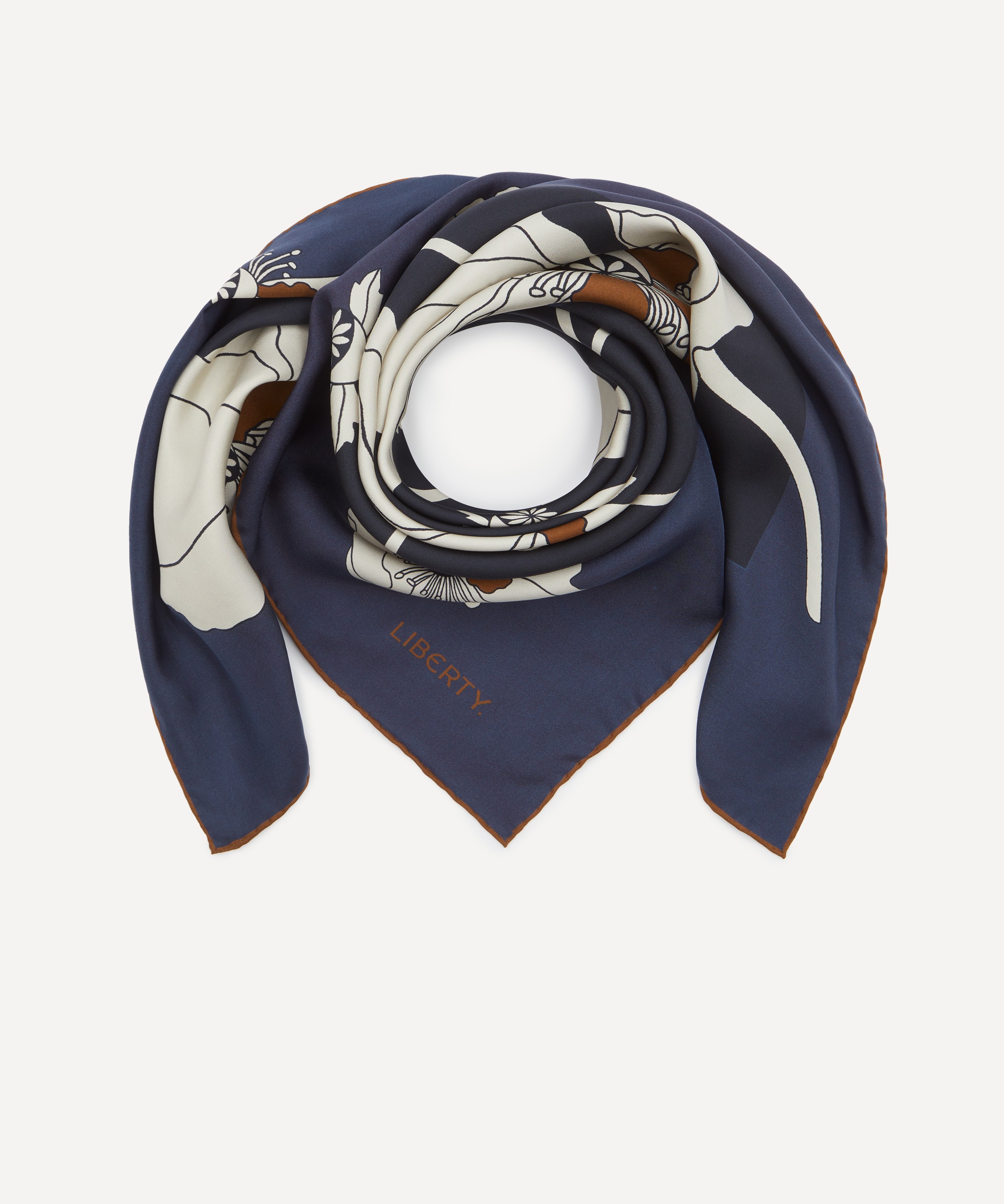 Liberty - Fragile Blooms 90X90 Double-Sided Silk Scarf image number 2