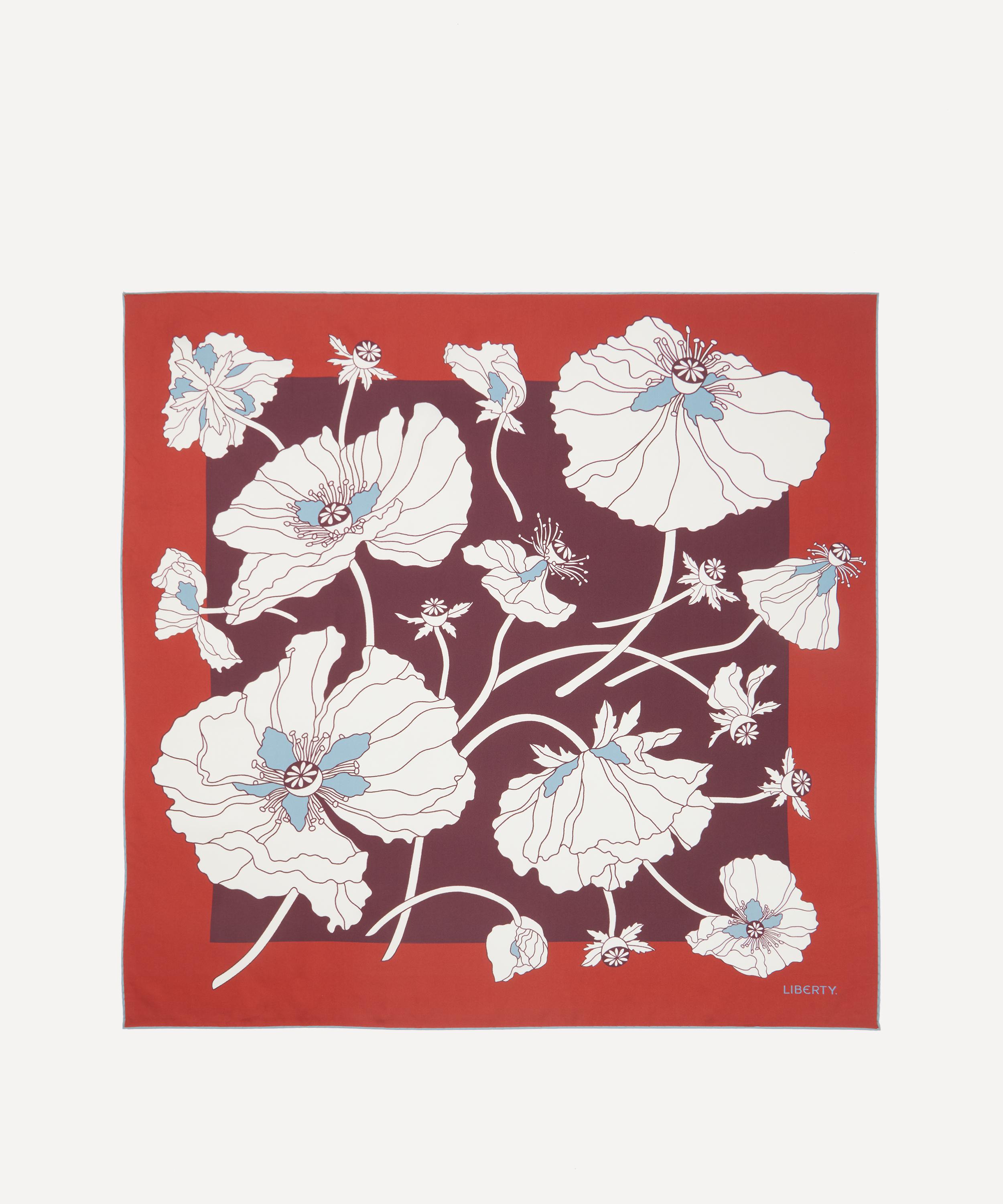 Liberty - Fragile Blooms 90X90 Double-Sided Silk Scarf image number 0