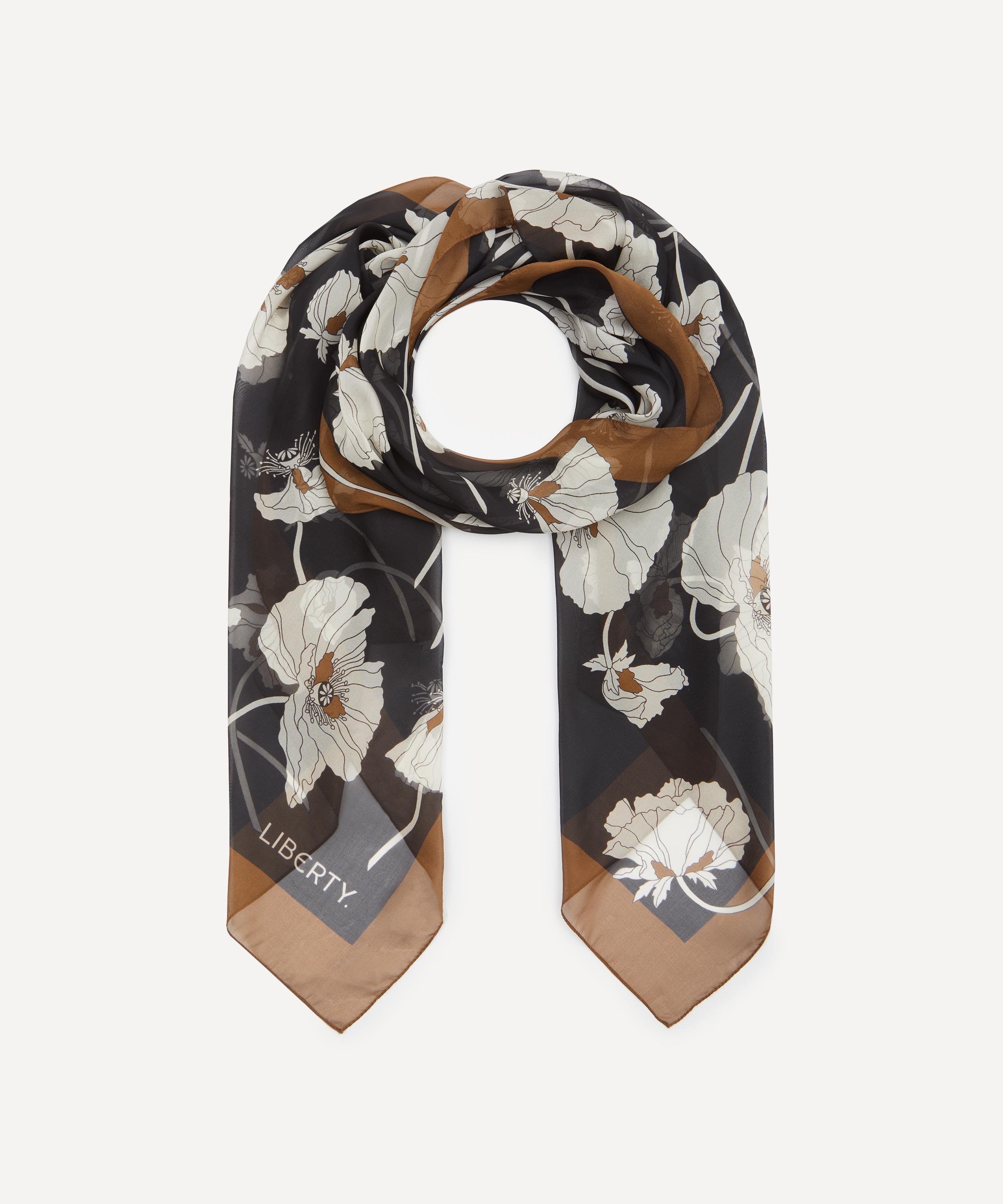 Liberty - Fragile Blooms 70X200 Silk Chiffon Scarf image number 2