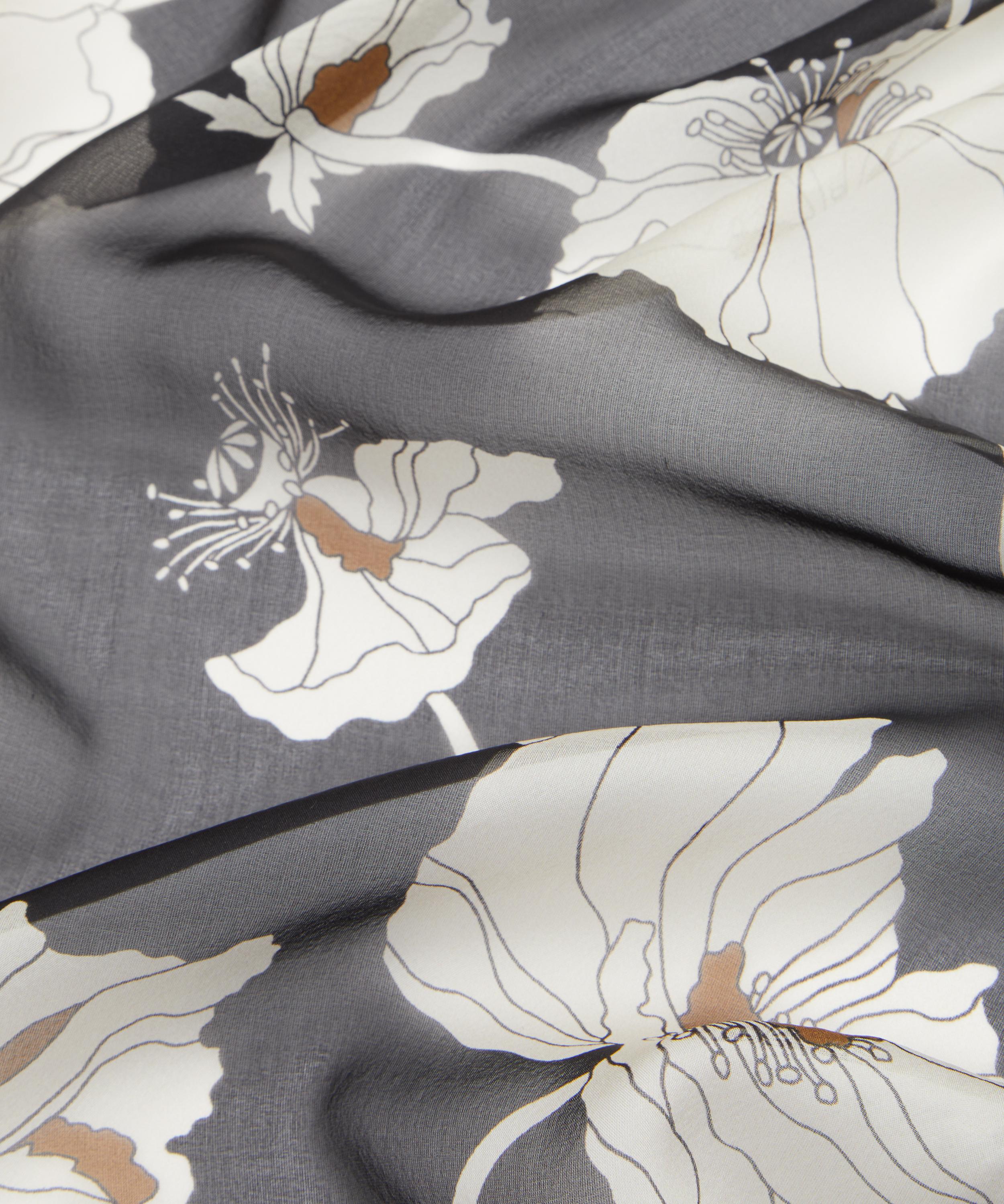 Liberty - Fragile Blooms 70X200 Silk Chiffon Scarf image number 4