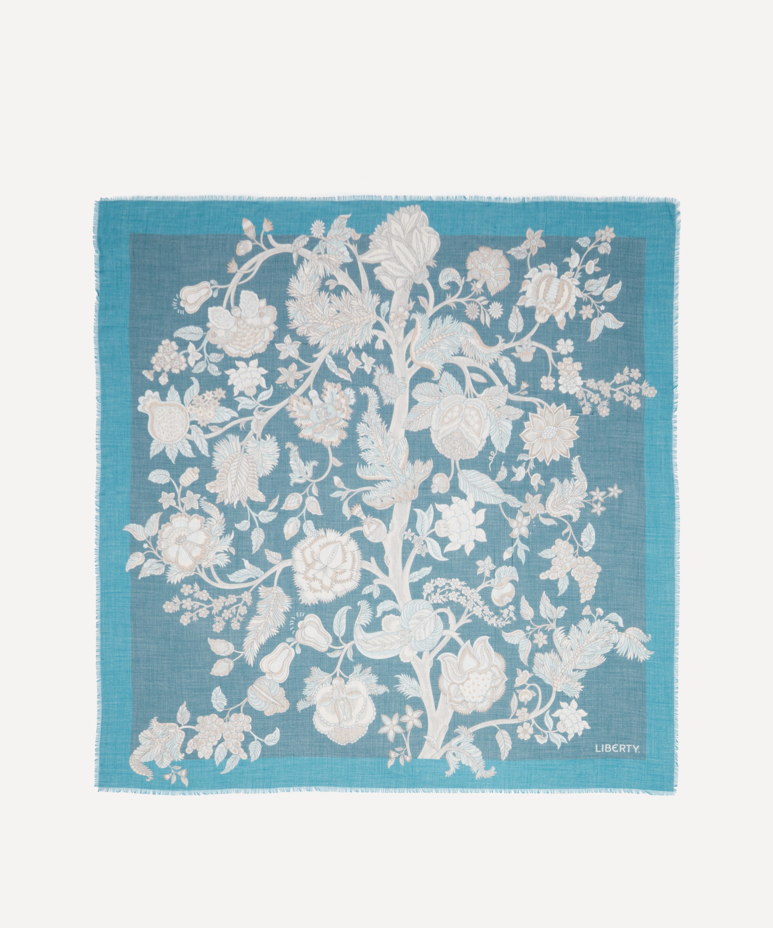 Liberty - Palampore Trail 140X140 Cashmere-Silk Scarf image number 0